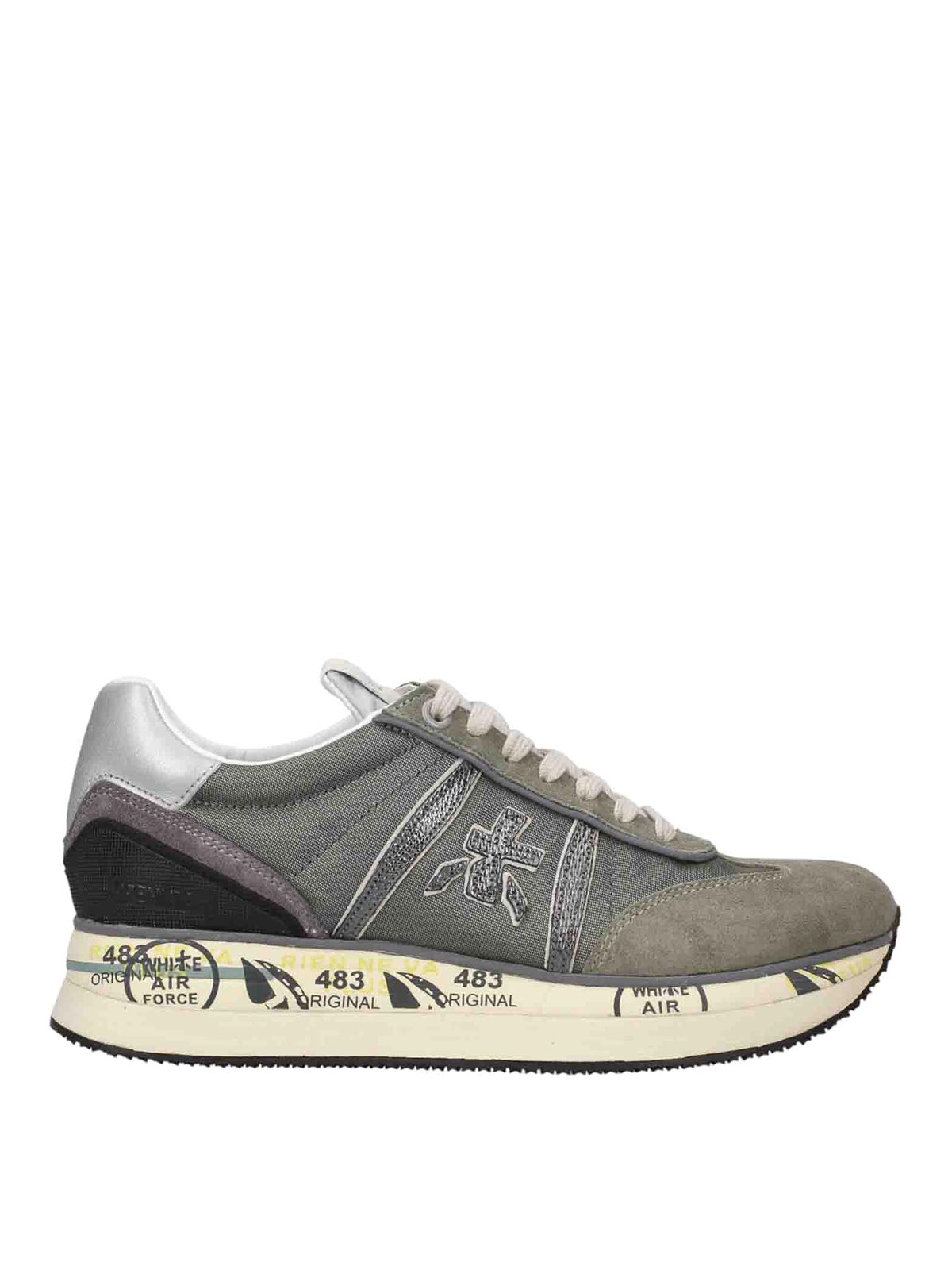 Premiata Sneakers Military Green In Green