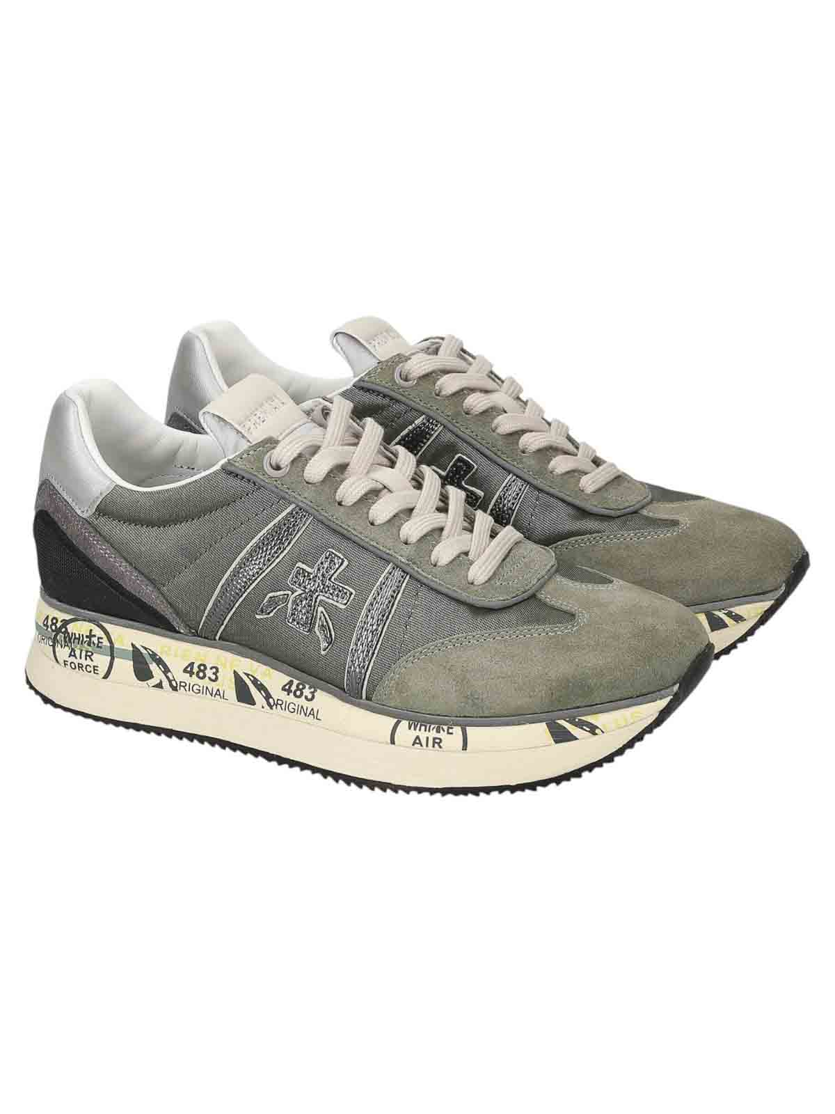 Premiata Sneakers Military Green In Green