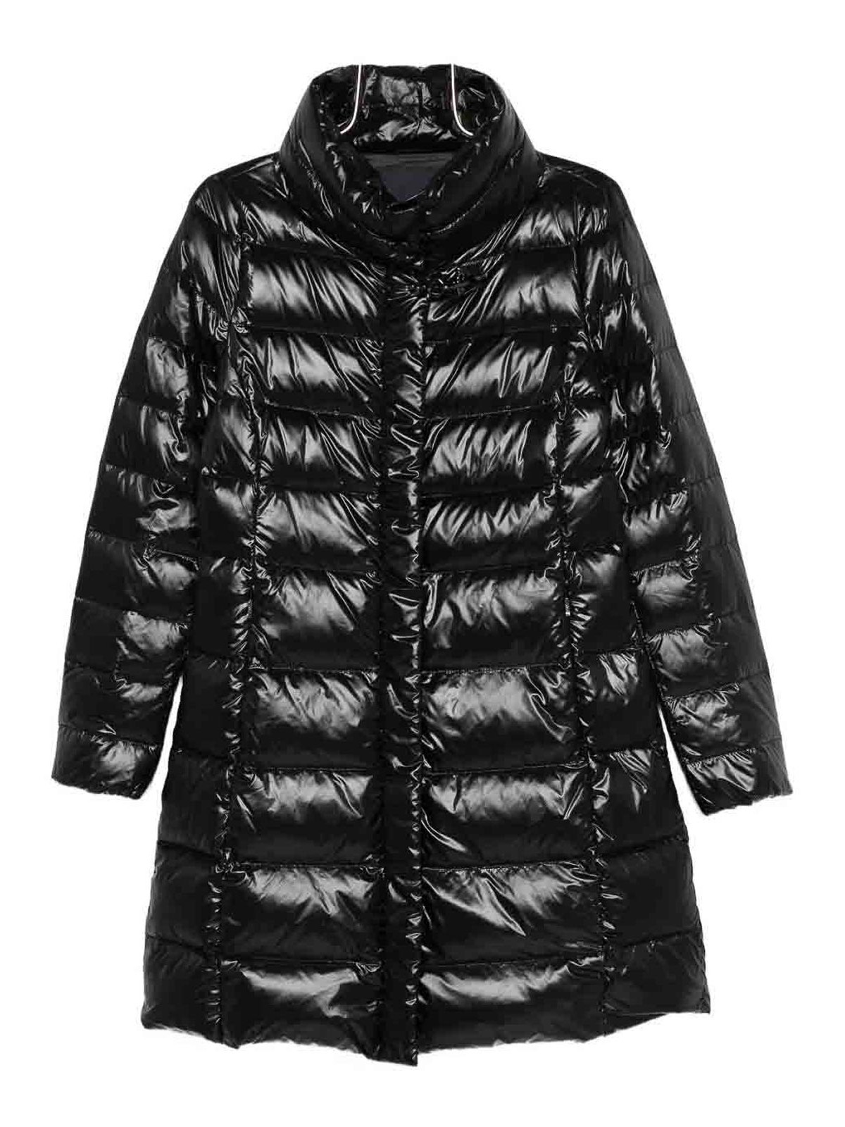 Fay Puffer Jacket In Black