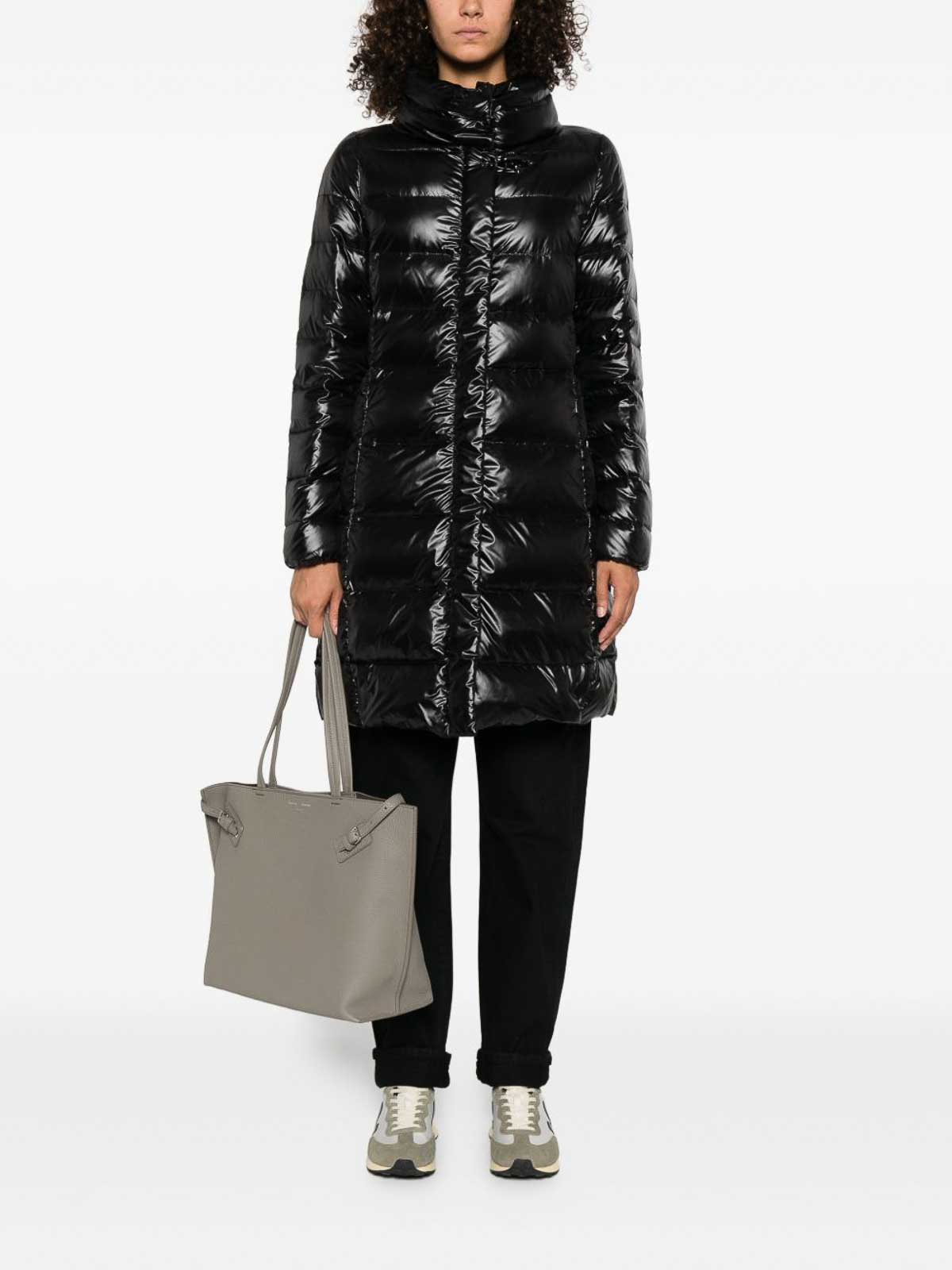 Fay Puffer Jacket In Black
