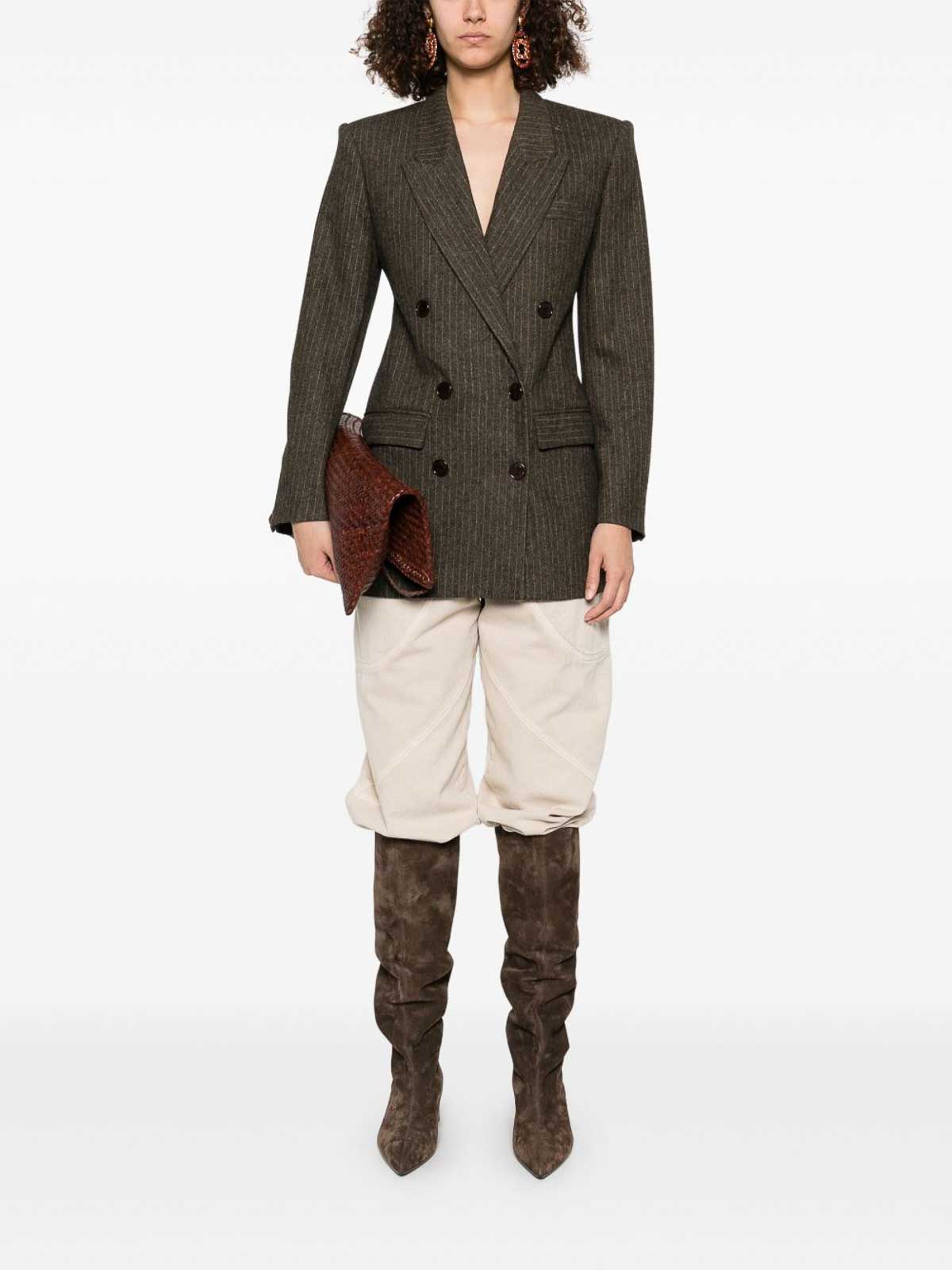 Isabel Marant Jevima Blazer In Brown