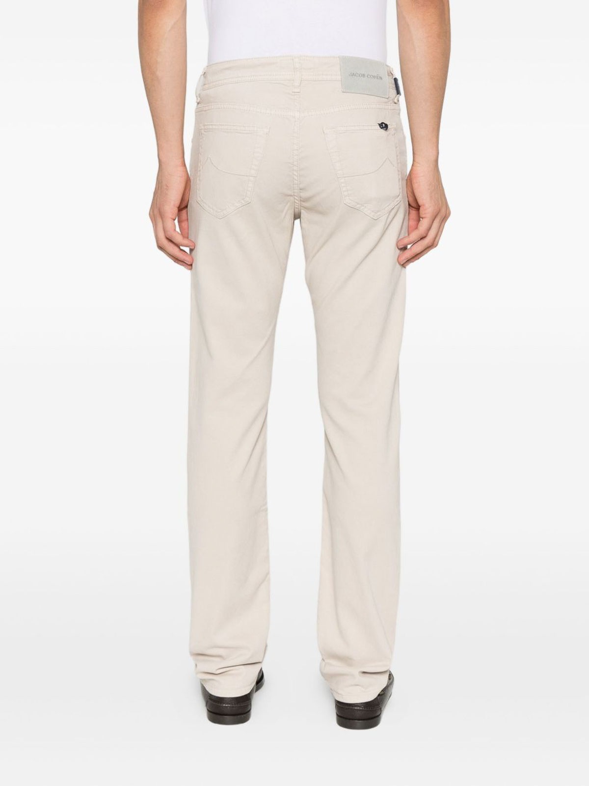 Jacob Cohen Button-fly Trousers In Gray