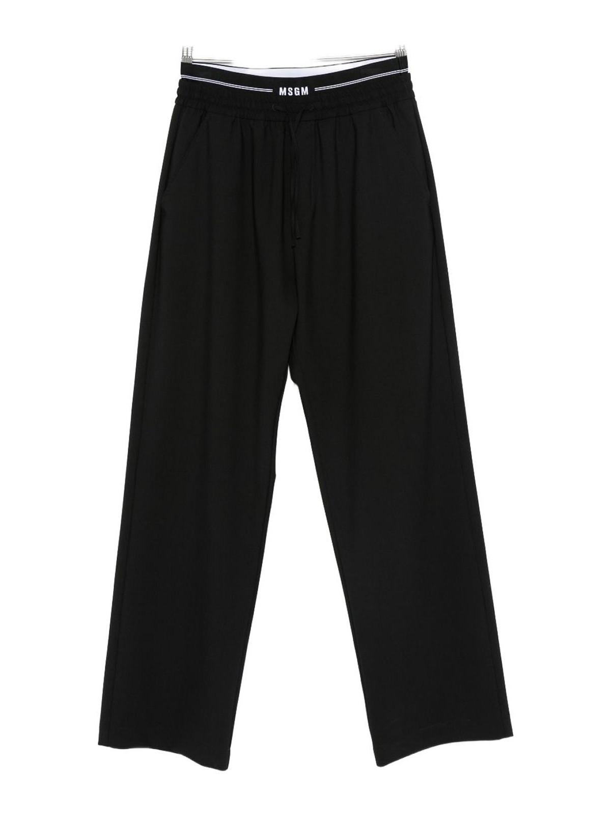 Msgm Pants In Black