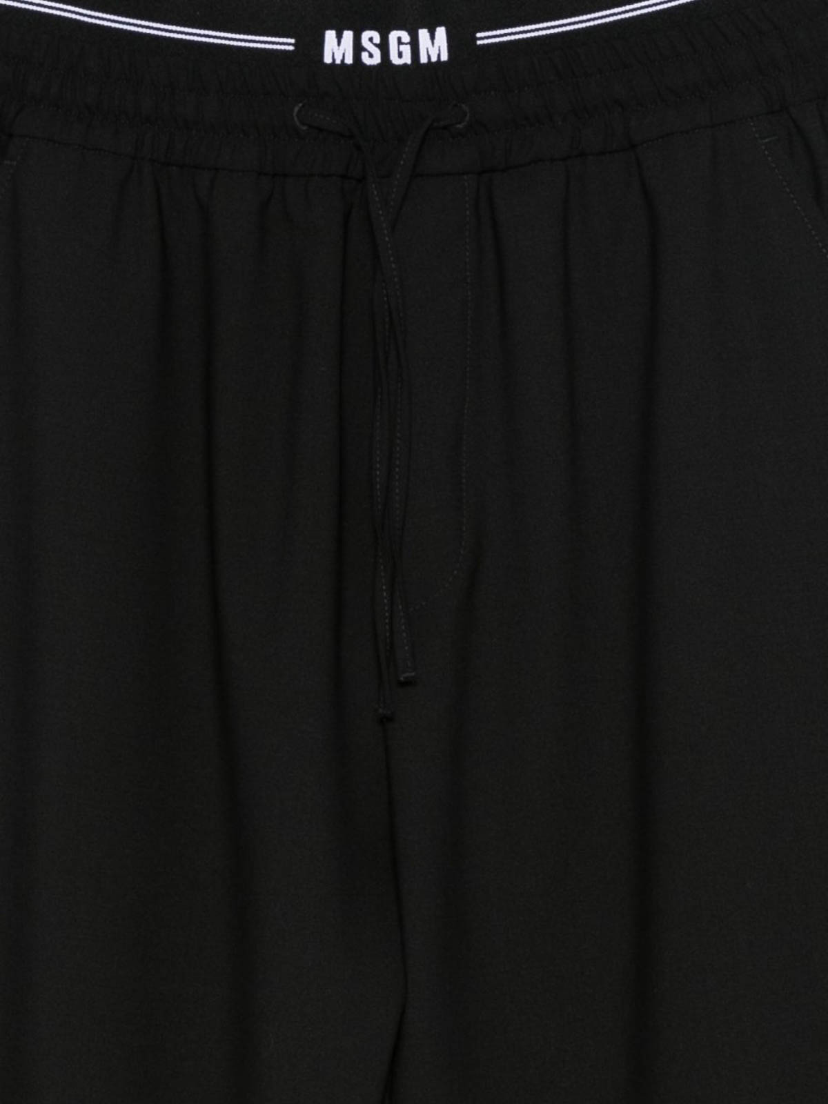 Msgm Pants In Black