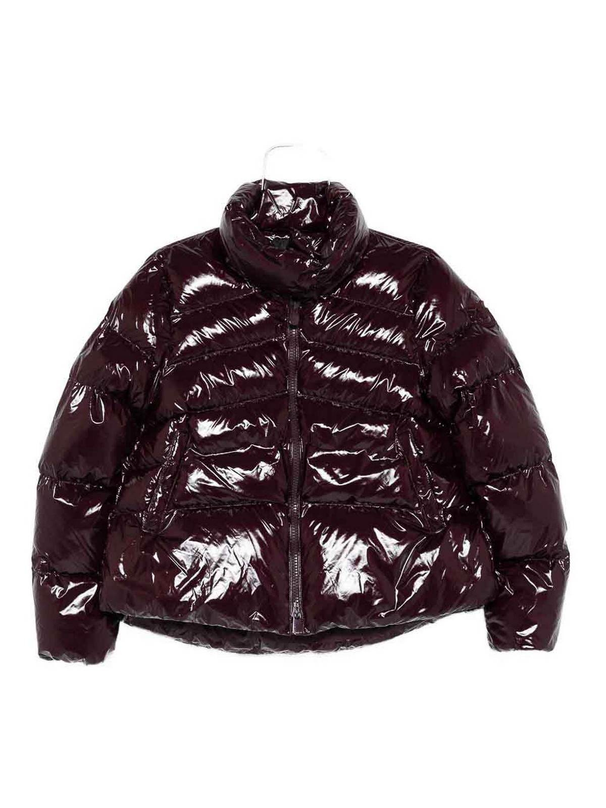 Pinko Short Down Jacket In Red
