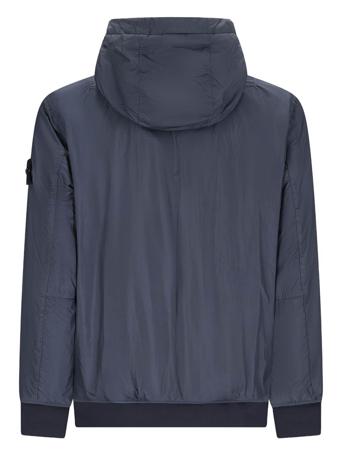 Stone Island Crinkle Reps Ny Light Puffer Jacket In Blue