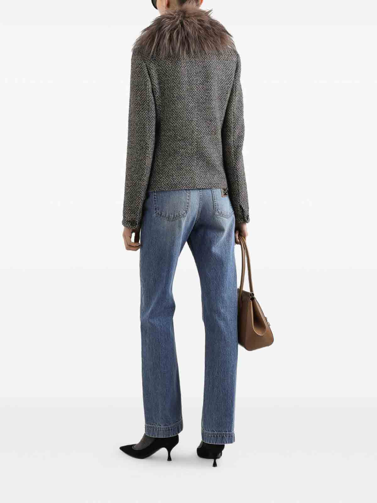 Dolce & Gabbana Blue Cotton Jeans In Blue