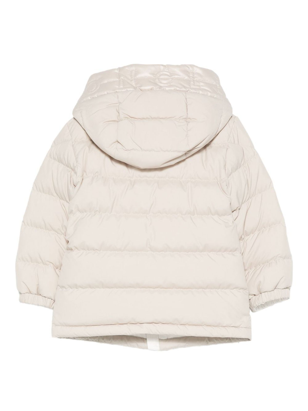 Moncler Puffer Jacket In Metallic