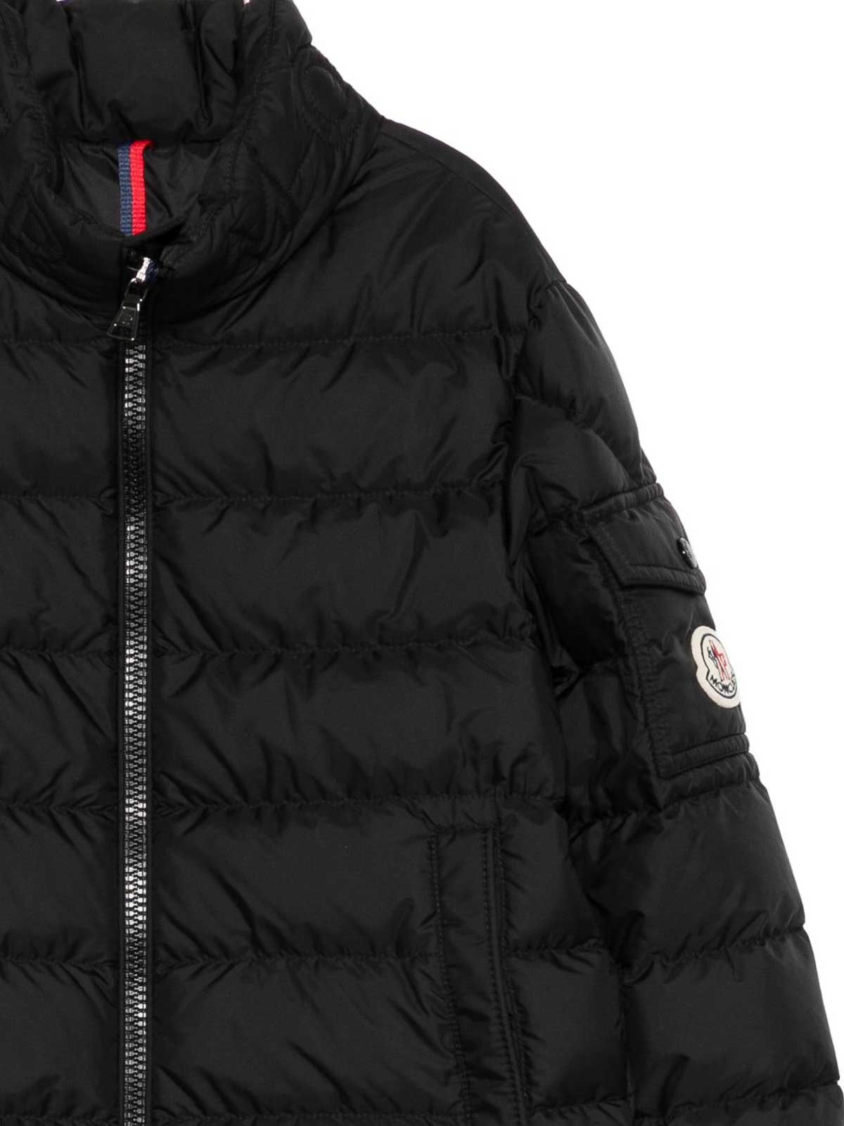 Moncler Down Jacket In Black