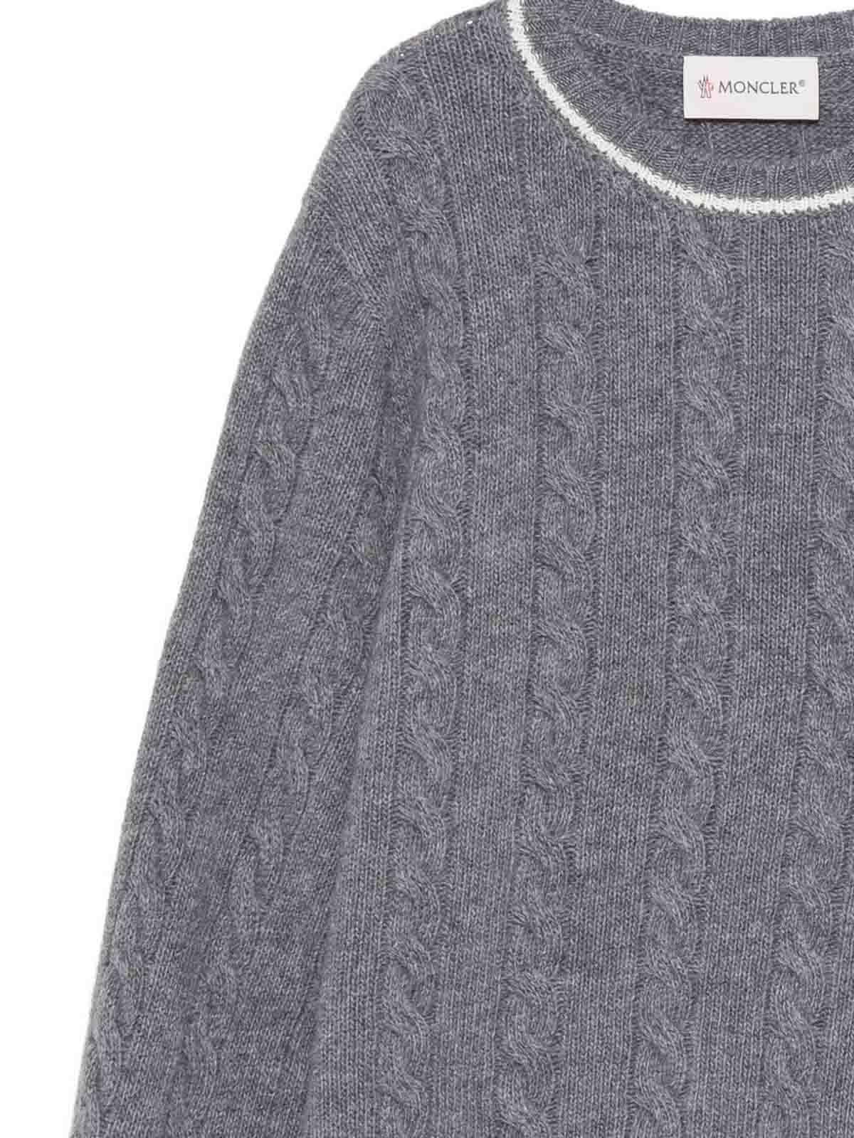 Moncler Sweater In Gray