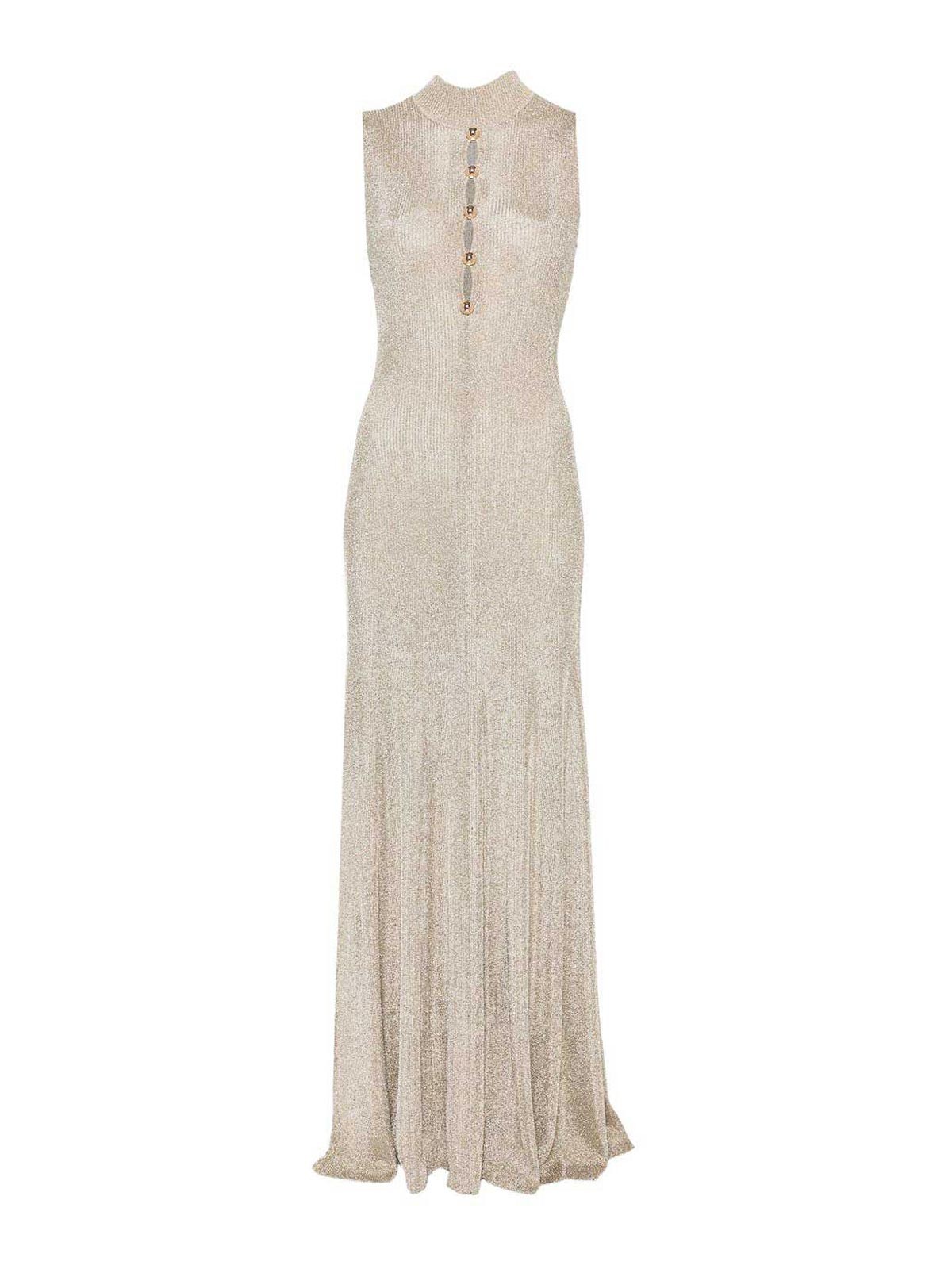 Self-portrait Dress In Gold