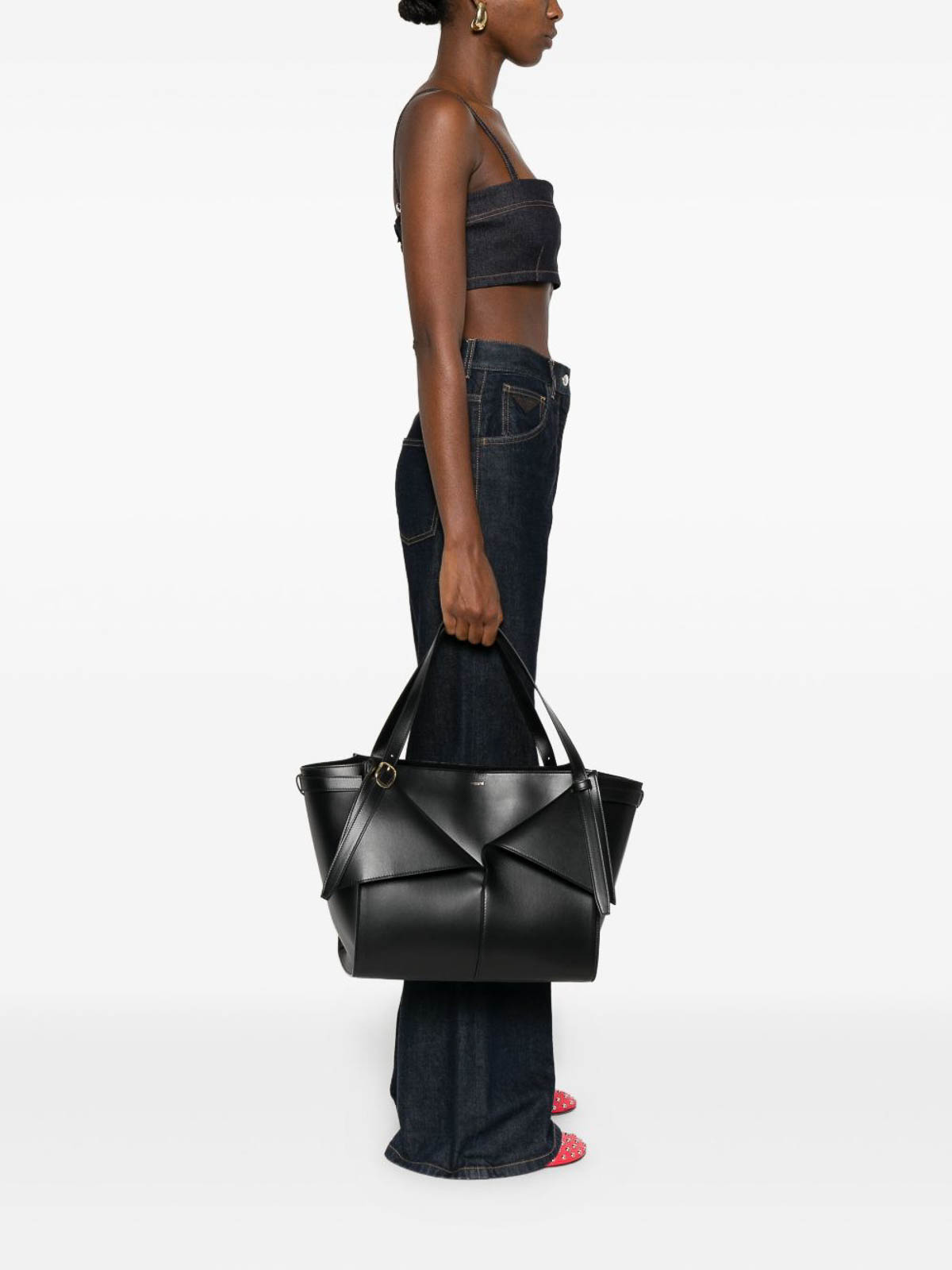 Coperni Medium  Shopping Bag In Black