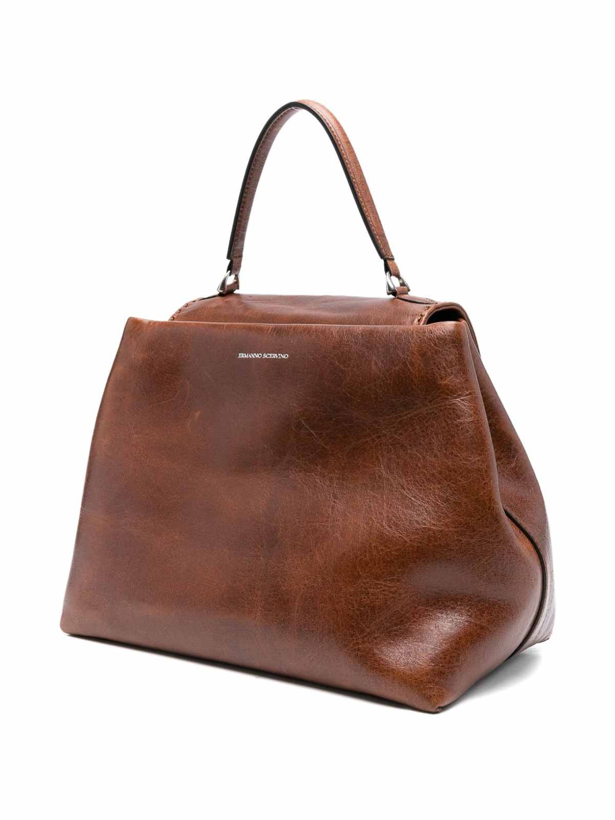 Ermanno Scervino Shoulder Bag In Brown In Brown
