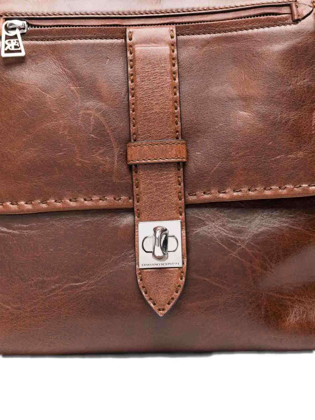 Ermanno Scervino Shoulder Bag In Brown In Brown