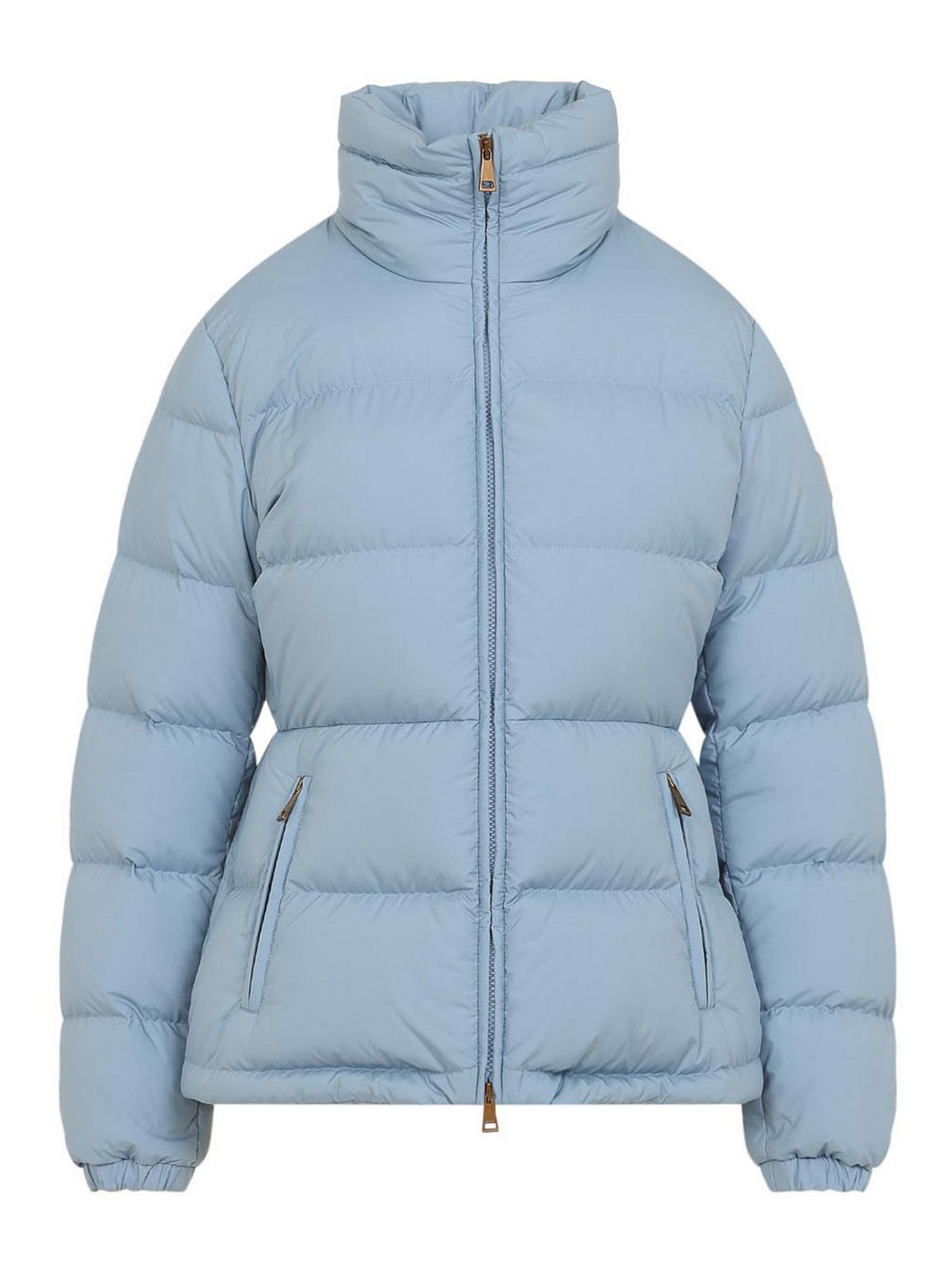 Moncler Dourbe Short Down Jacket In Blue