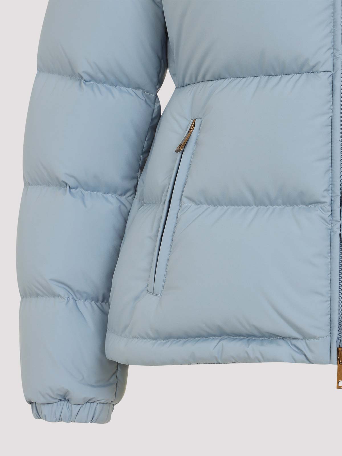 Moncler Dourbe Short Down Jacket In Blue