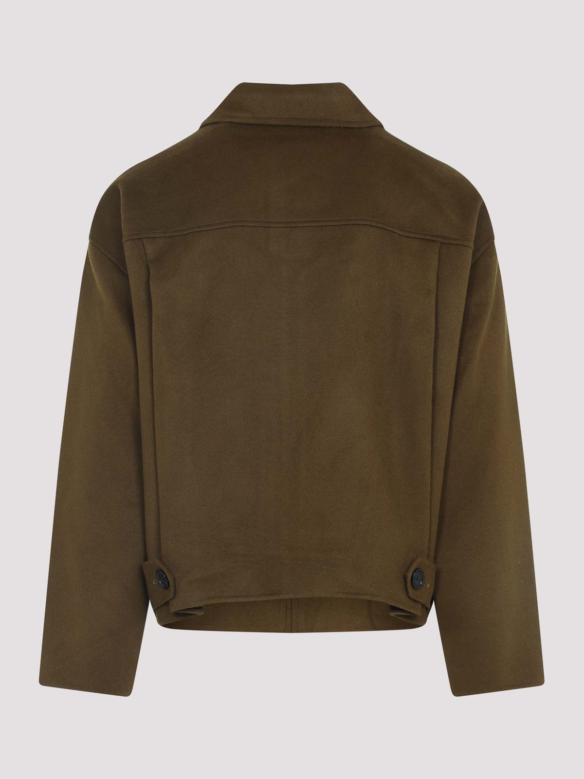 Acne Studios Wool-and-cashmere-blend Jacket In Green