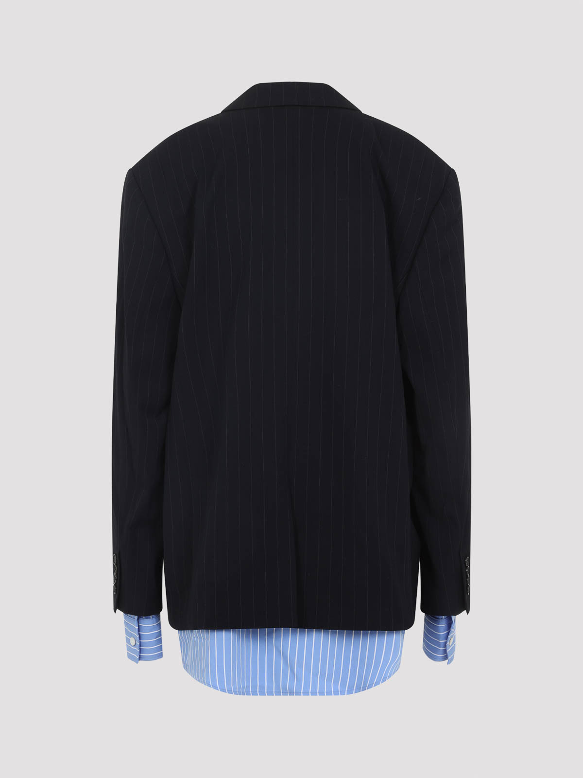 Acne Studios Viscose Blazer In Blue
