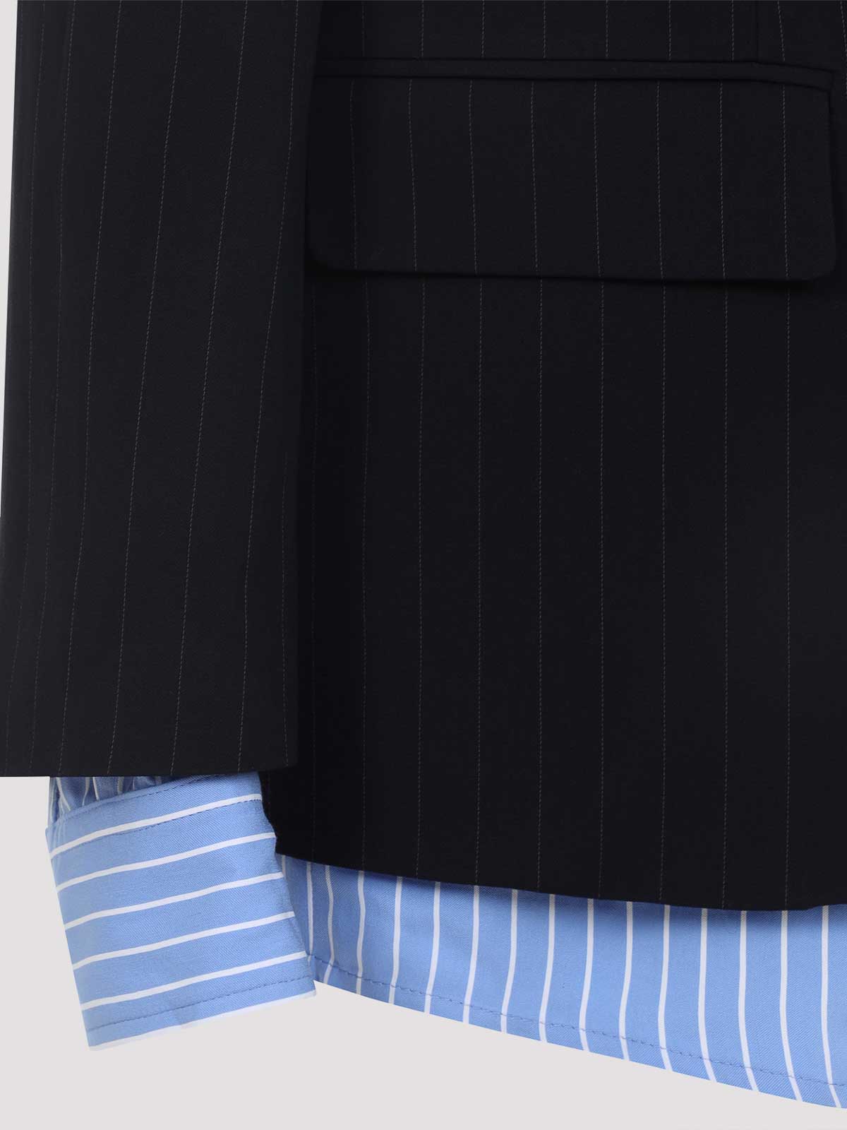 Acne Studios Viscose Blazer In Blue