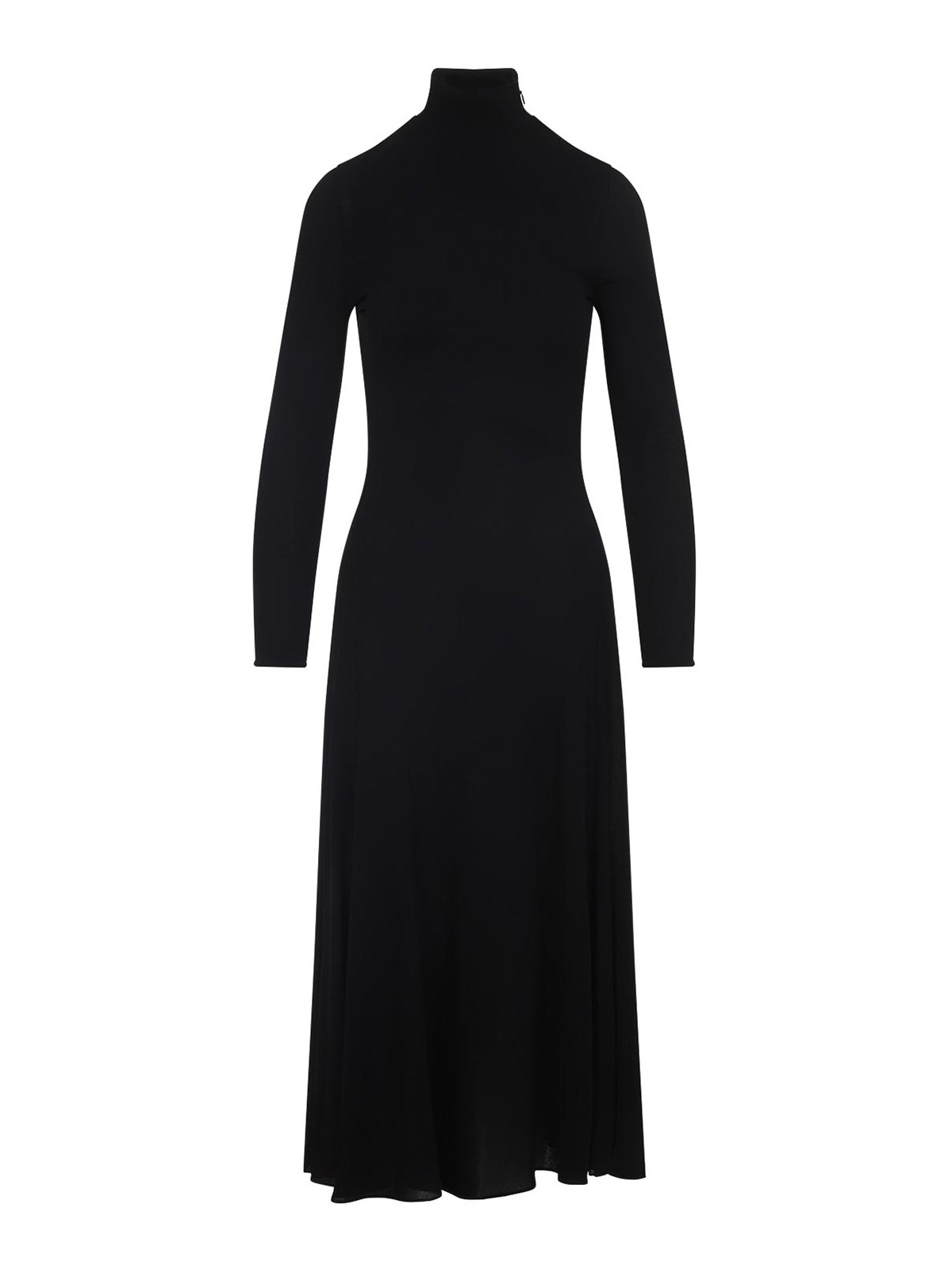 Alaïa Heart Midi Dress In Black