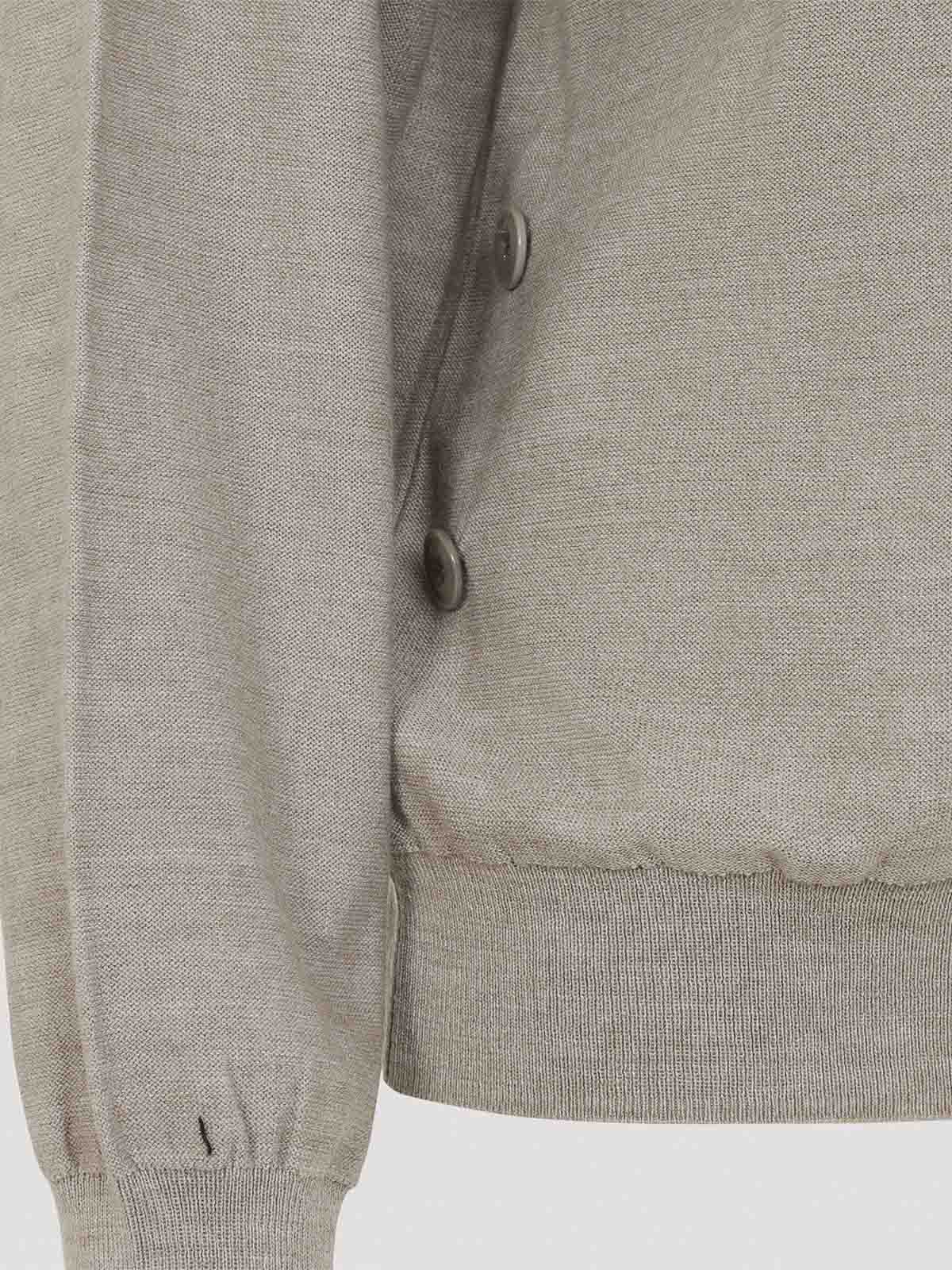 Lemaire Twisted Wool-blend Cardigan In Gray