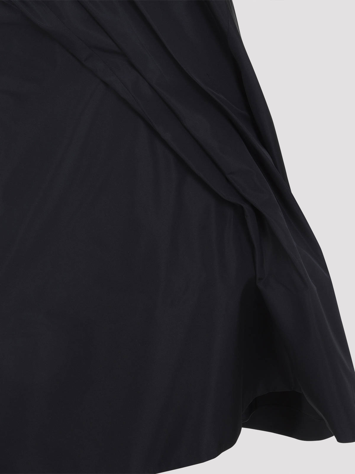 Loewe Draped Asymmetric Dress Short Sleeves In Blue