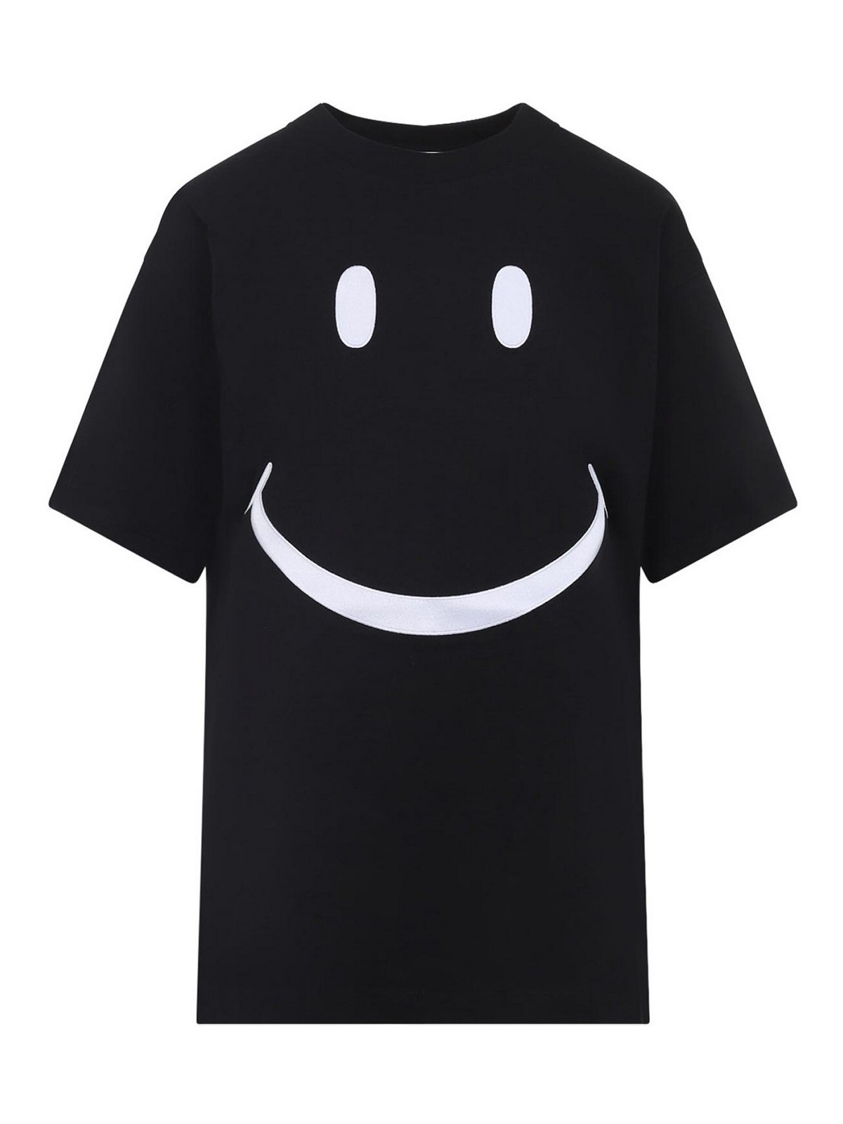 Moschino Smile T-shirt In Black