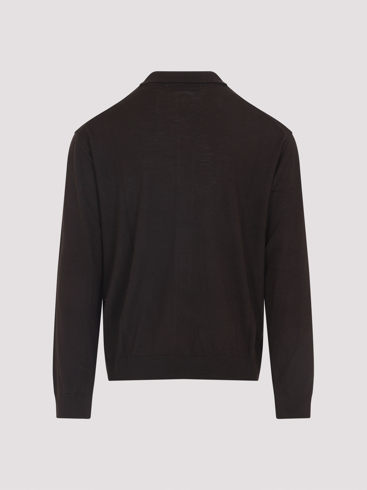 Our Legacy Mens Pub Argyle Evening Diamond-stitch Wool Polo Shirt In Gray