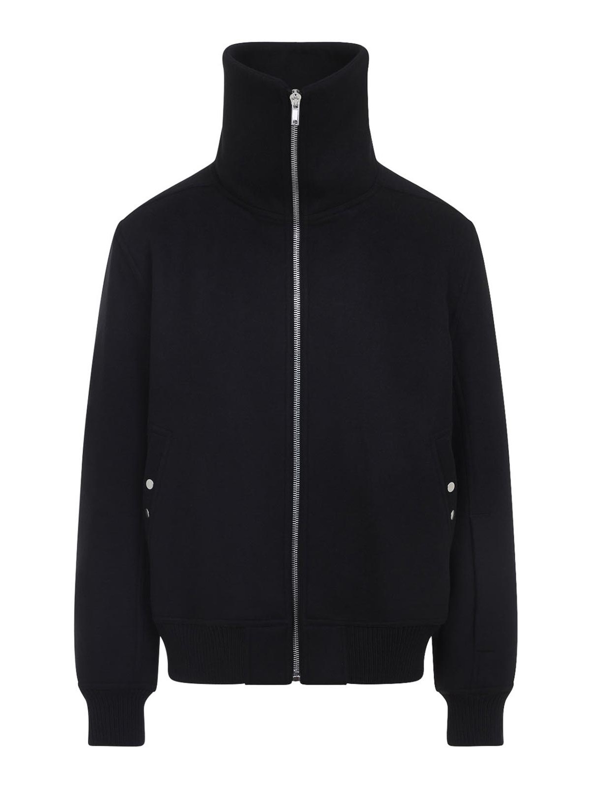 Rick Owens Blixa Dracucollar Jacket In Black