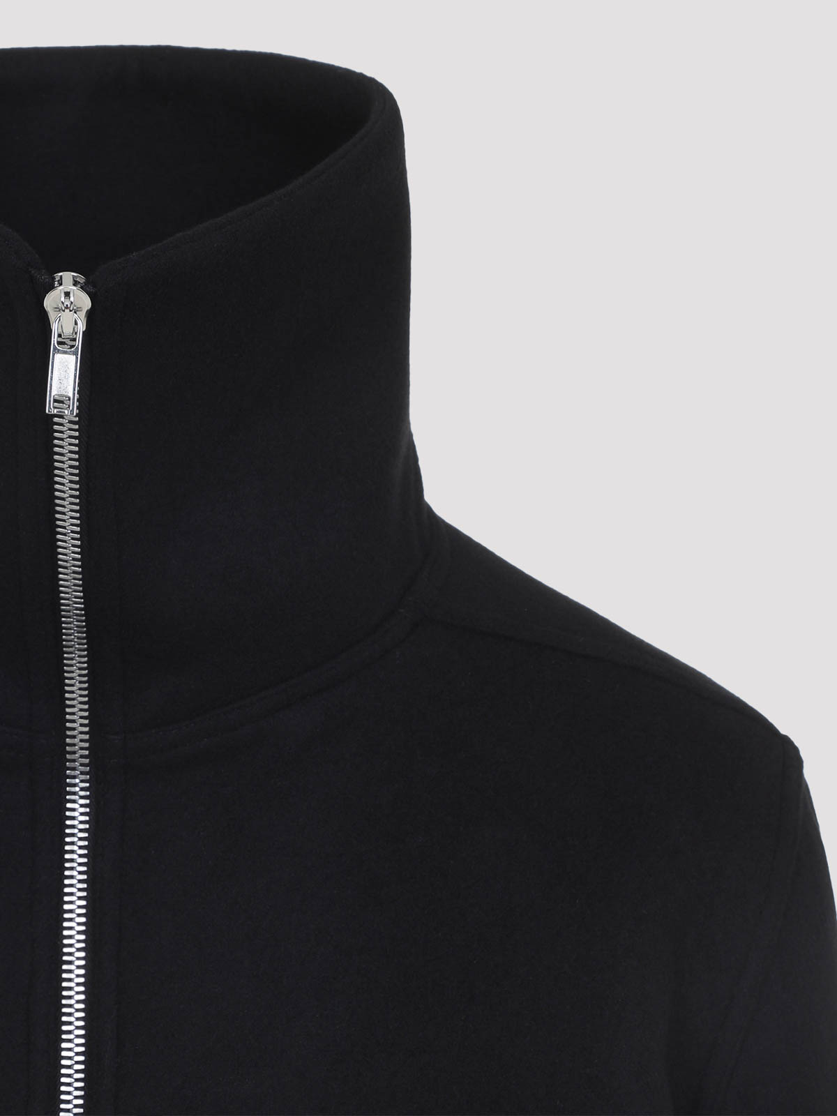 Rick Owens Blixa Dracucollar Jacket In Black