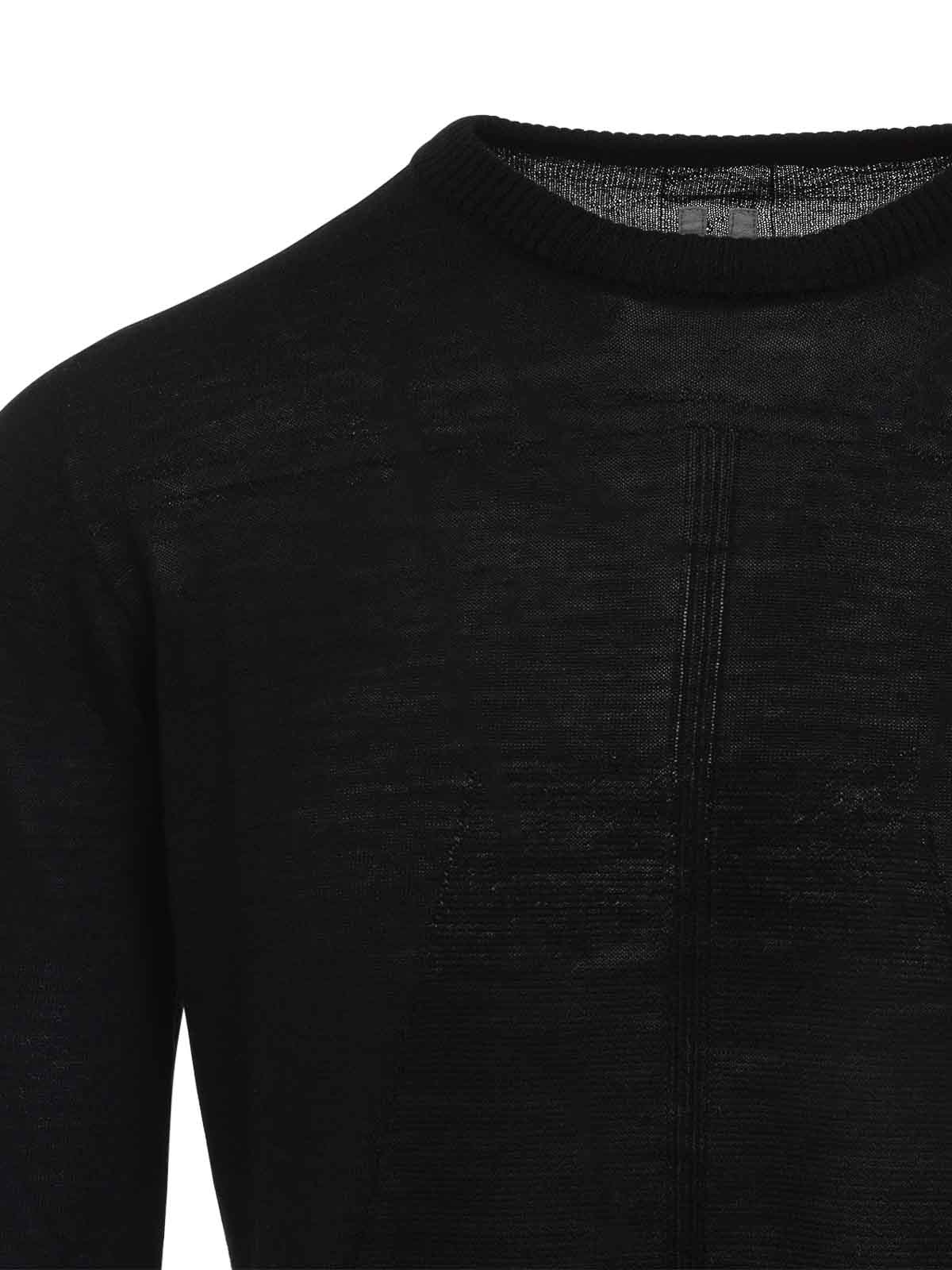 Rick Owens Black Tee In Black