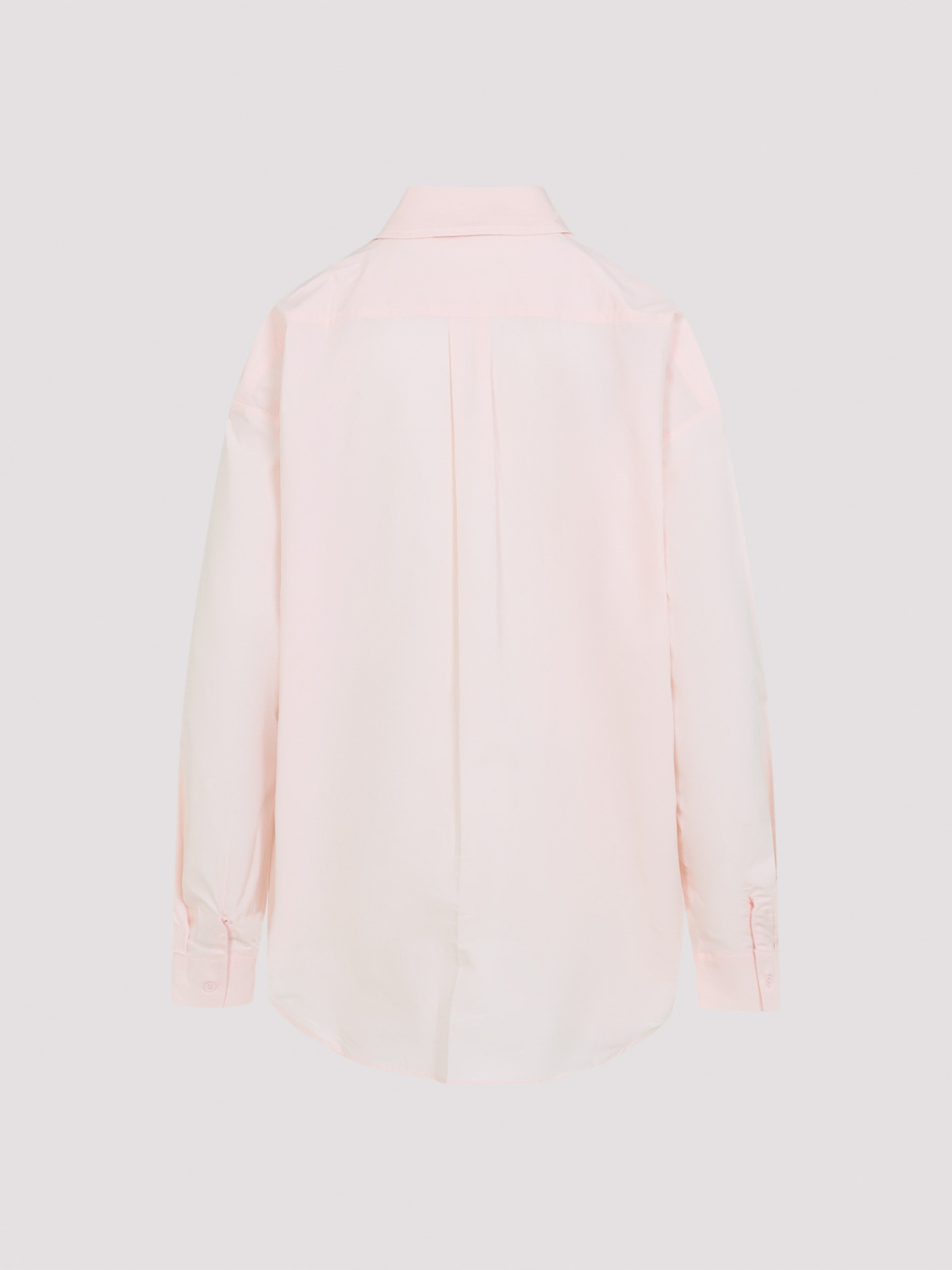 The Frankie Shop Button-down Shirt With Classic Details In Pink