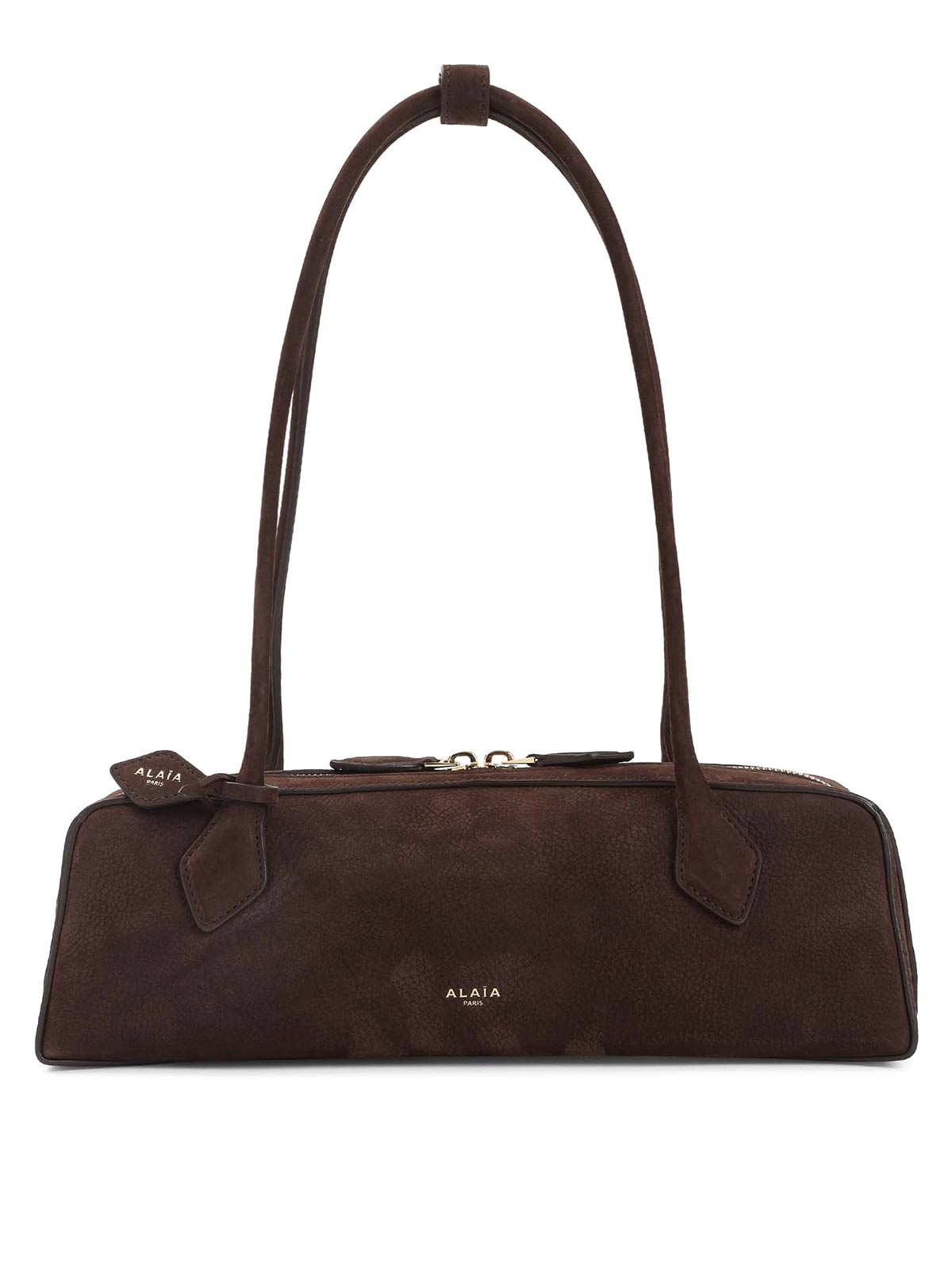 Alaïa Teckel Medium Shoulder Bag In Brown