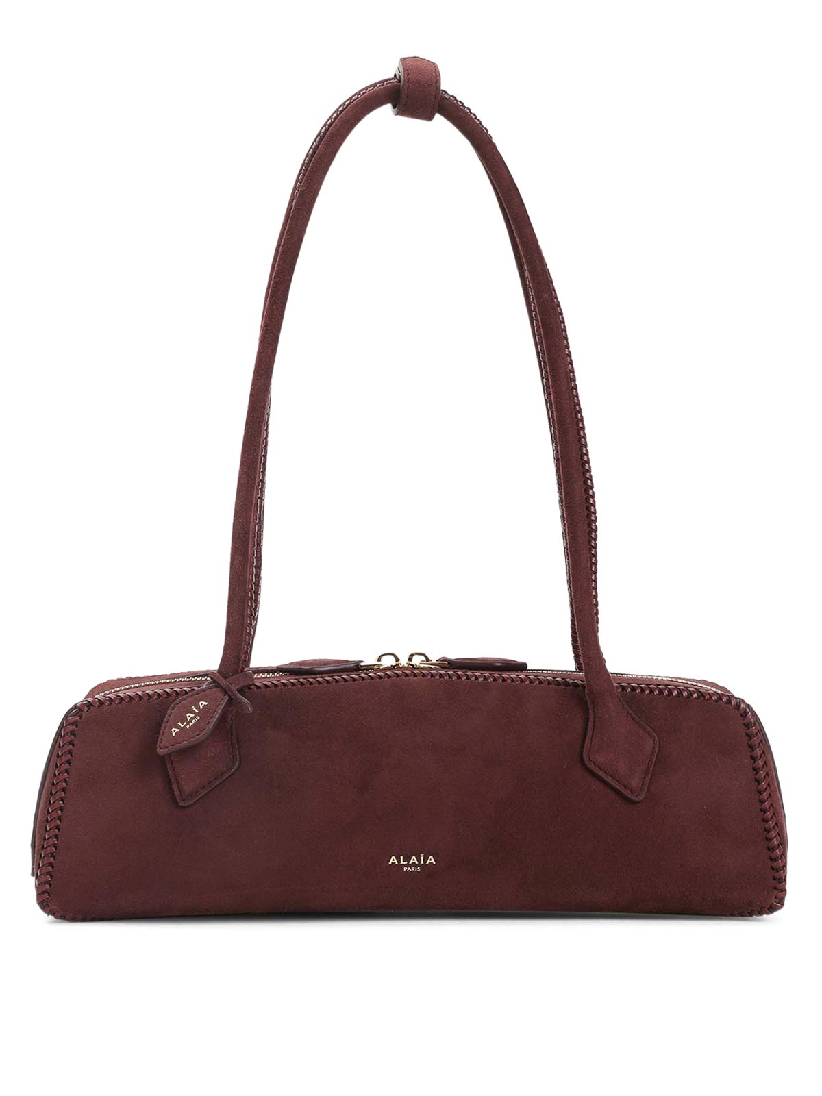Alaïa Medium Teckel Handbag In Red