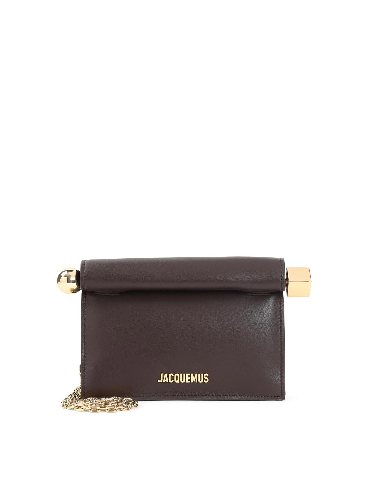 Jacquemus La Pochette Rond Carre Clutch In Pink