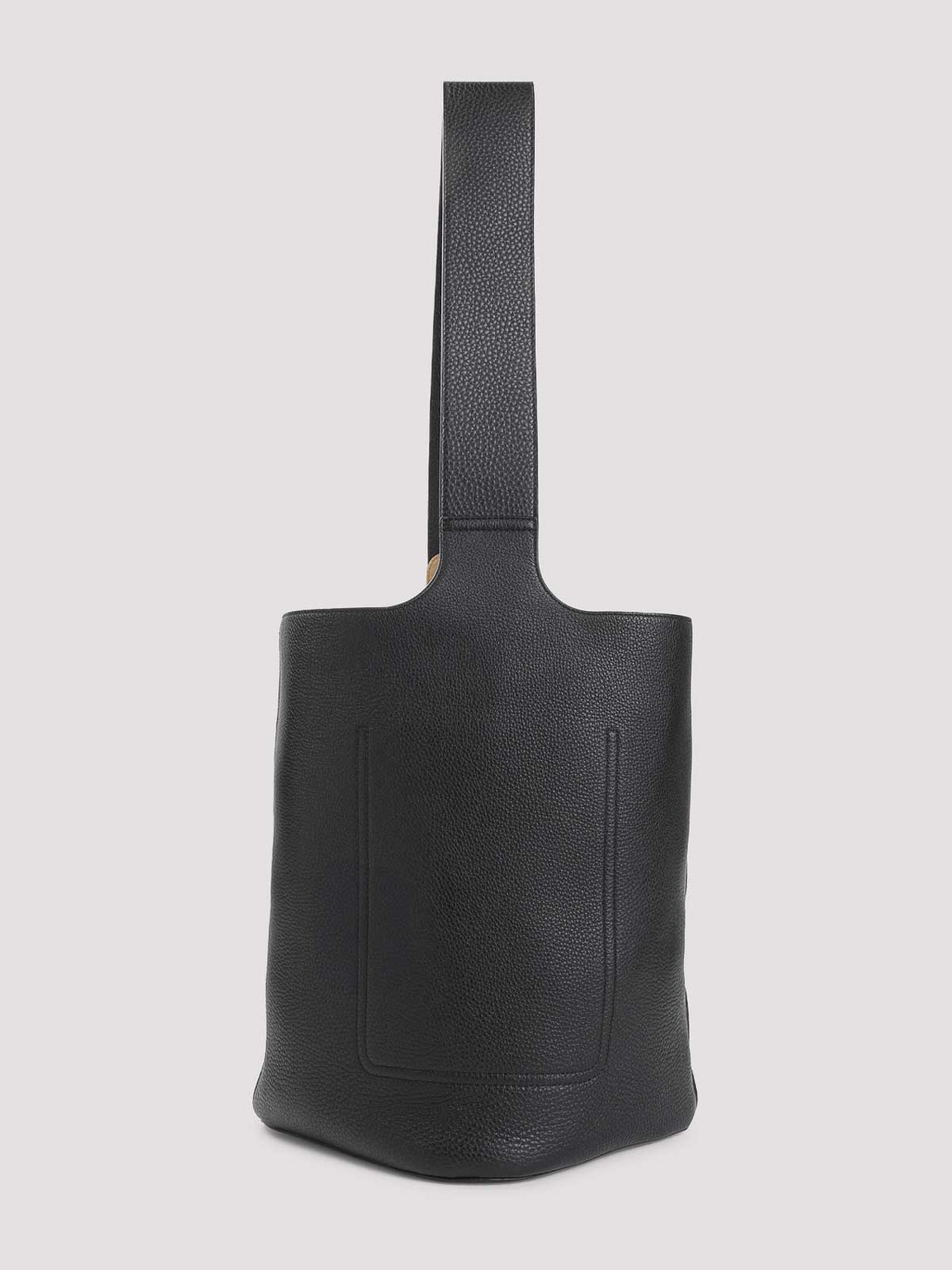 Loewe Pebble Large Bucket Bag In Black