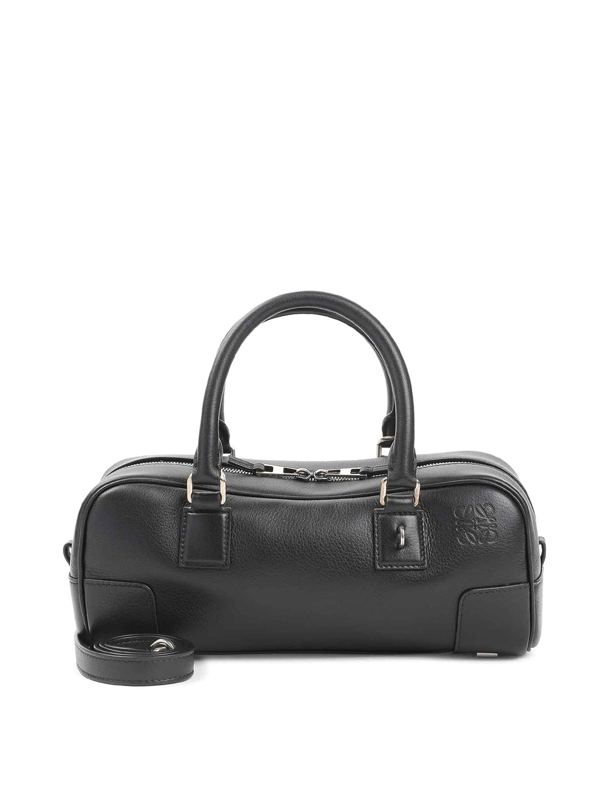 Loewe Amazona 23 Cropped Bag In Black