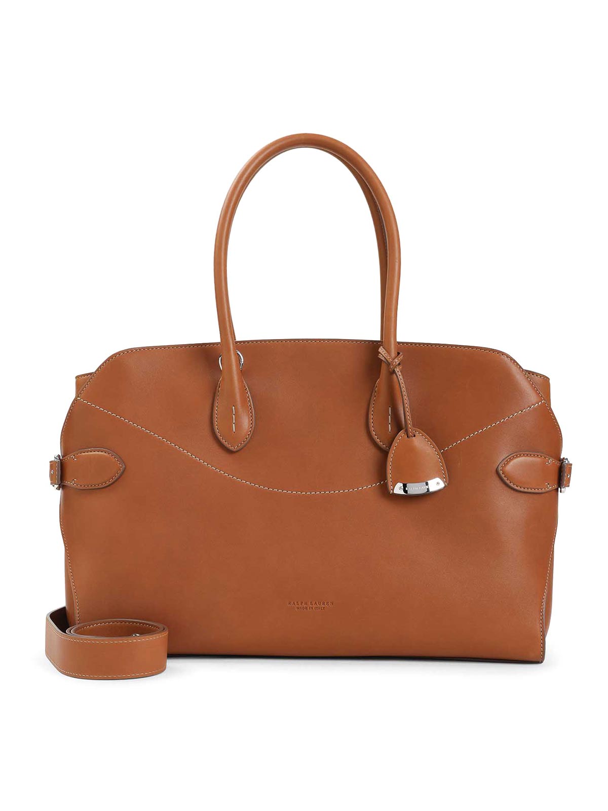 Ralph Lauren T-tote Medium Shoulder Bag In Gold