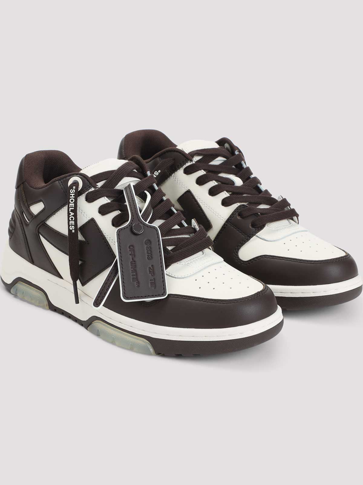 Off-white Out Of Office Sneakers In Brown
