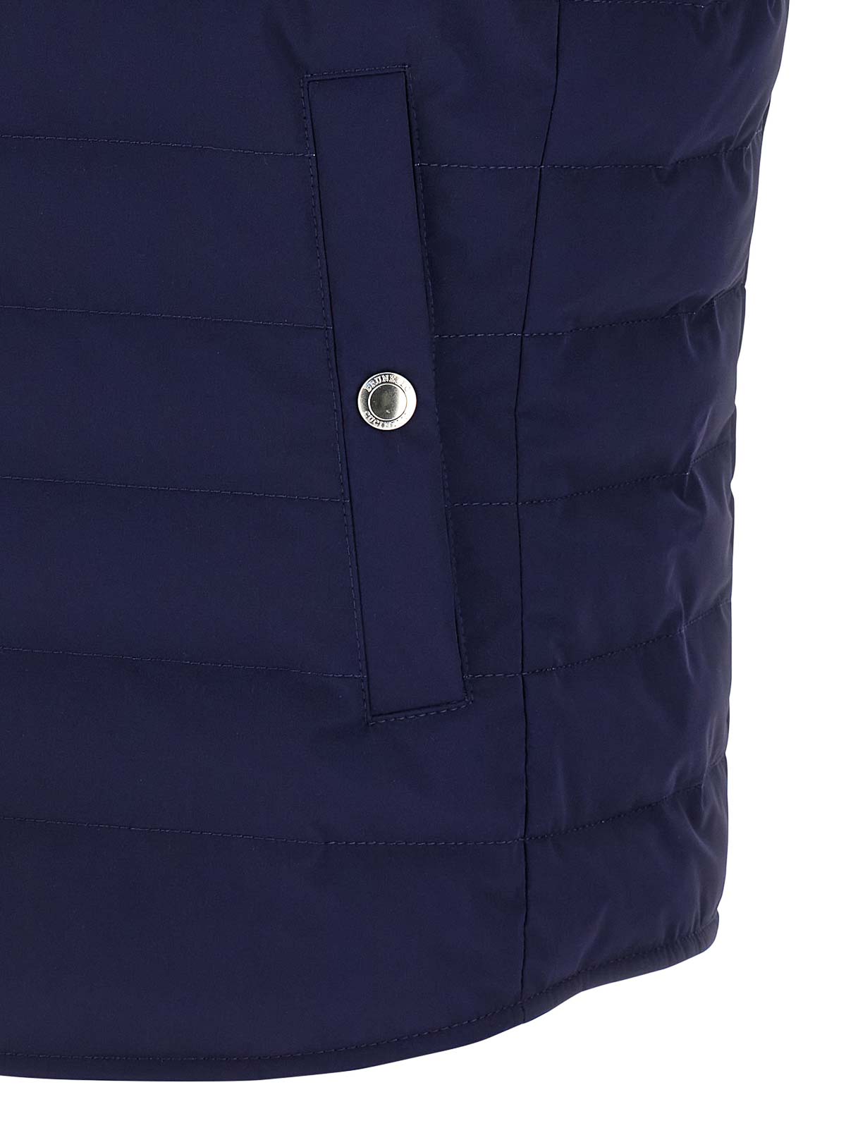 Brunello Cucinelli Men Quilted Vest In Blue