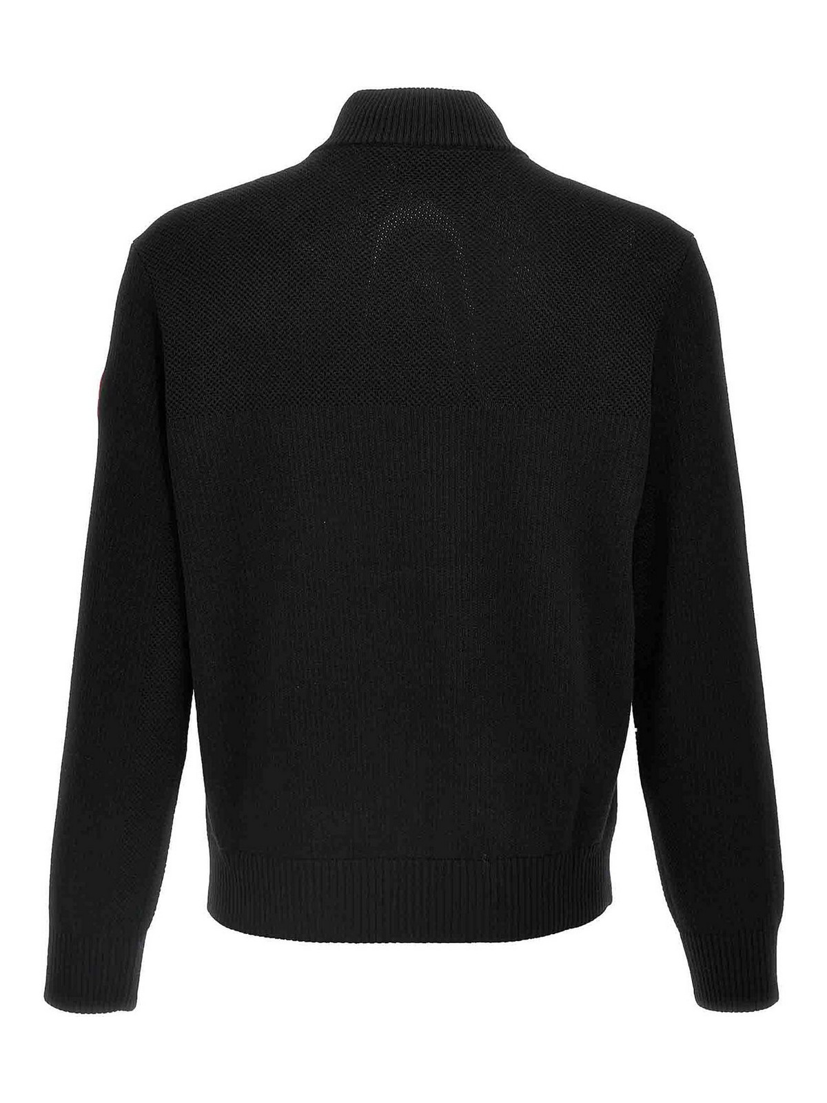 Canada Goose Hybridge Quilted Knit Jacket In Black