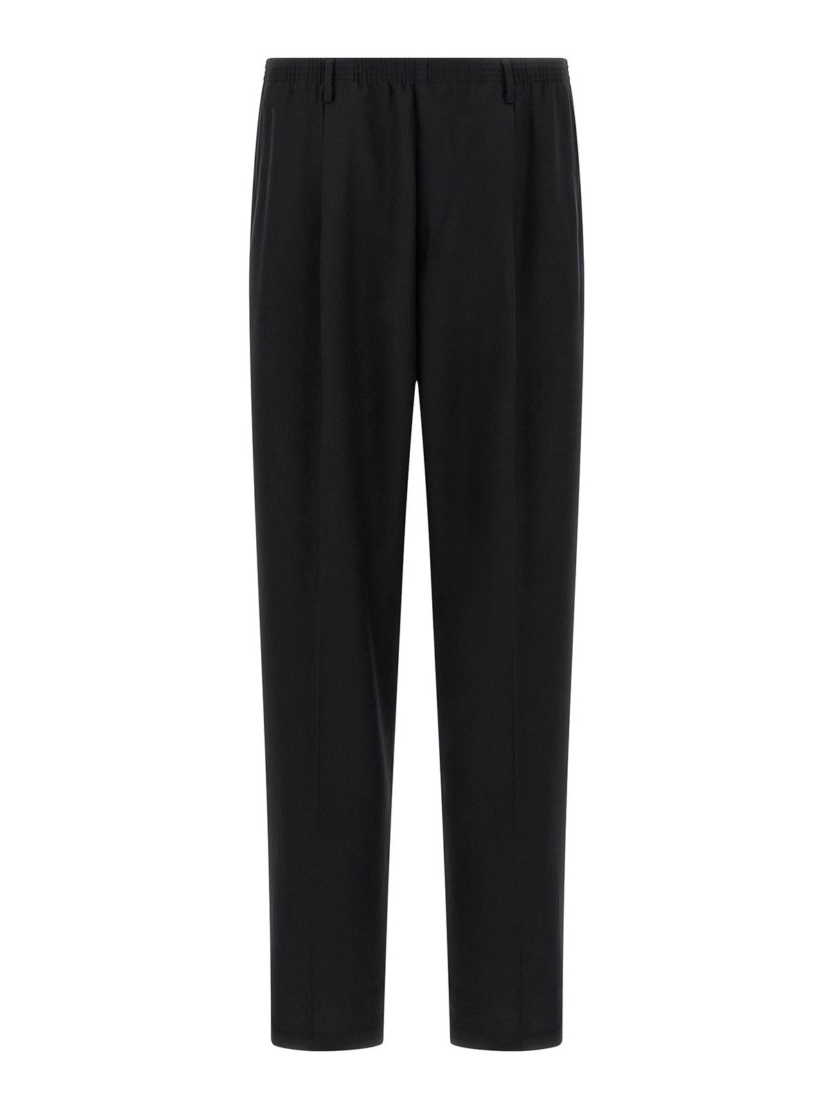 Cellar Door Ezio Elastic-waistband Trousers In Black