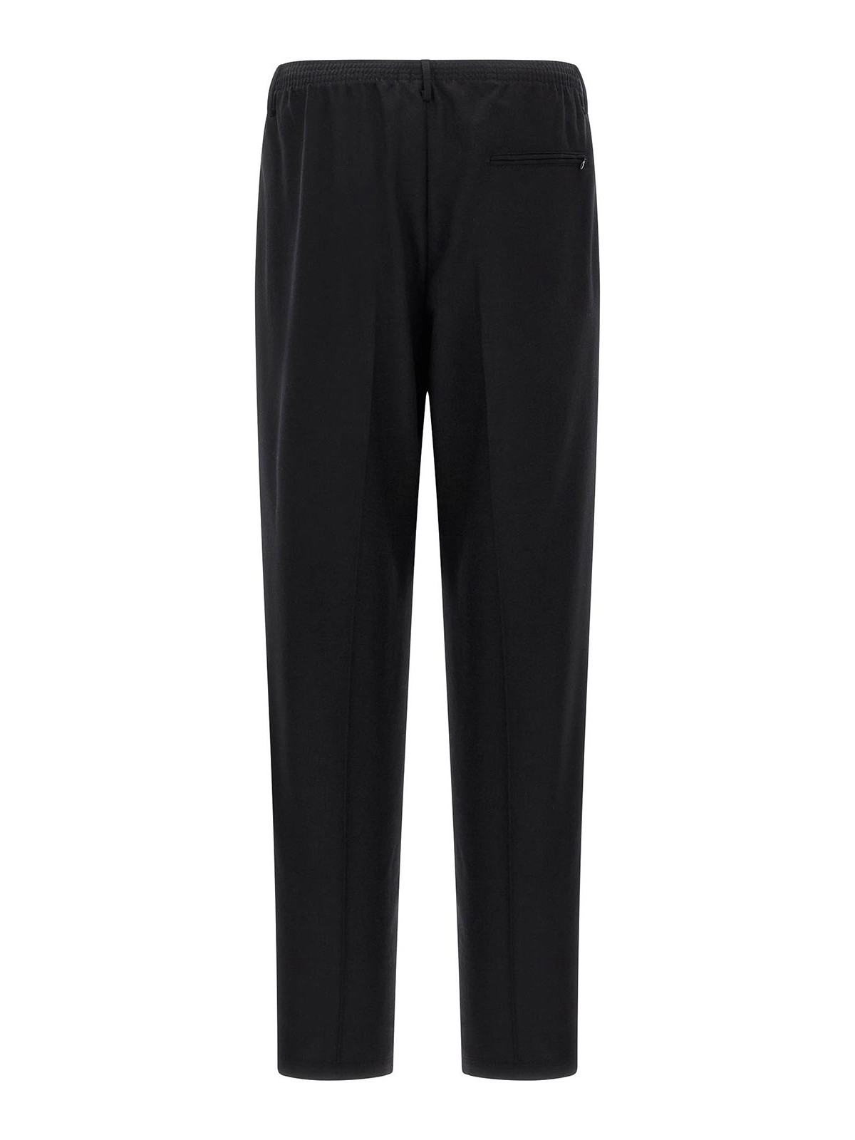 Cellar Door Ezio Elastic-waistband Trousers In Black