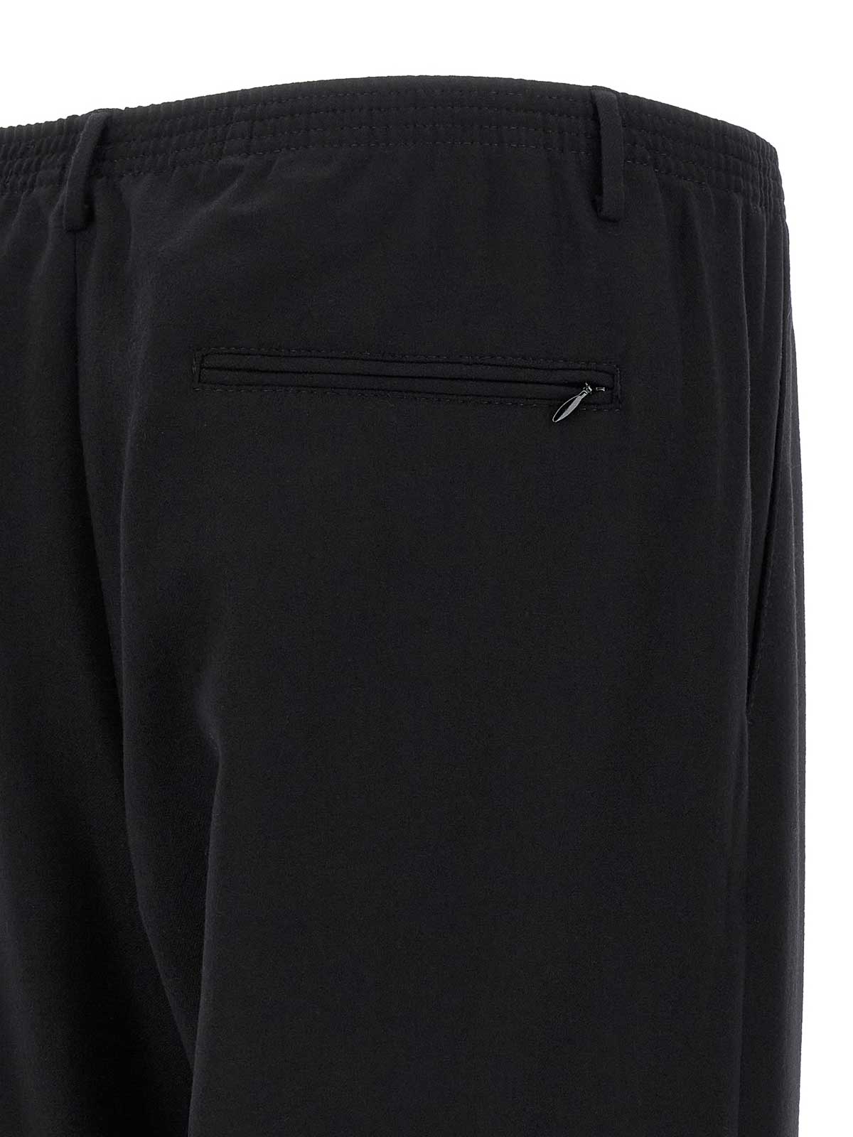 Cellar Door Ezio Elastic-waistband Trousers In Black