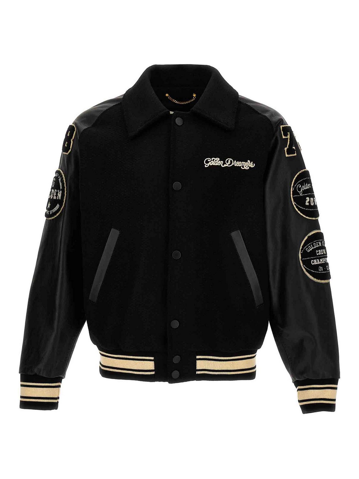 Golden Goose Foxy Bomber Jacket In White