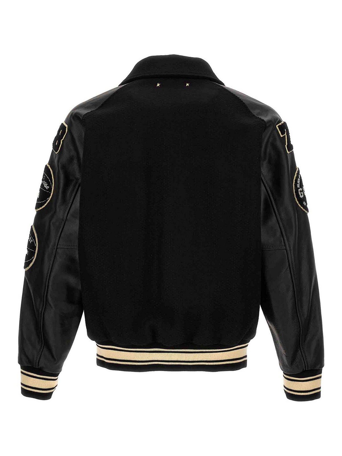 Golden Goose Foxy Bomber Jacket In White