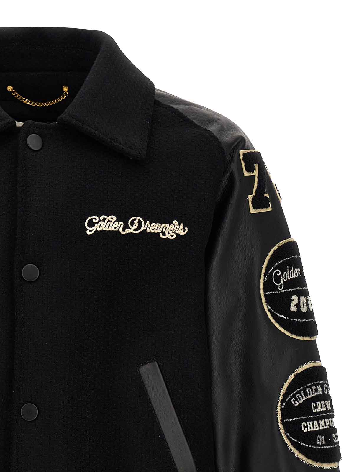 Golden Goose Foxy Bomber Jacket In White