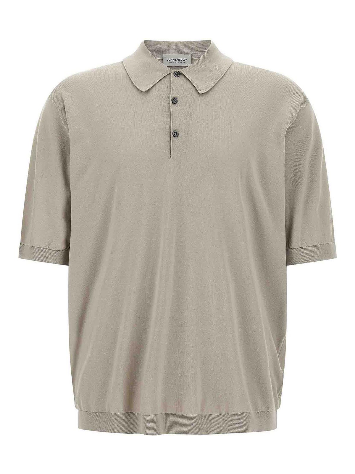 John Smedley Grey Isis Polo Shirt In Gray