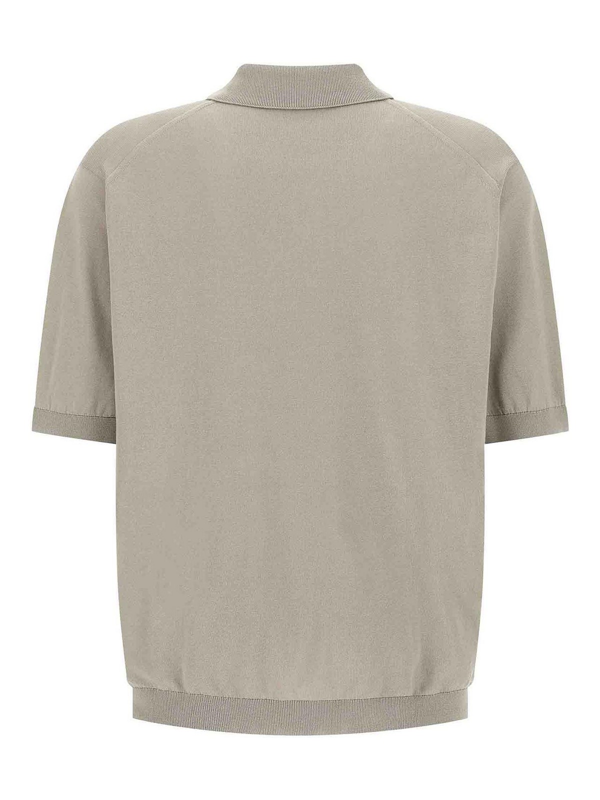 John Smedley Grey Isis Polo Shirt In Gray