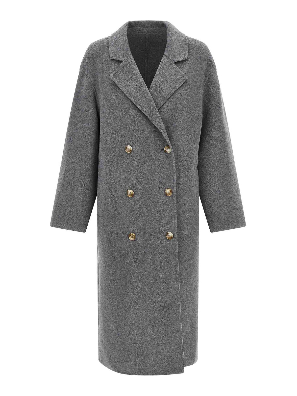 Loulou Studio Borneo Coat In Gray